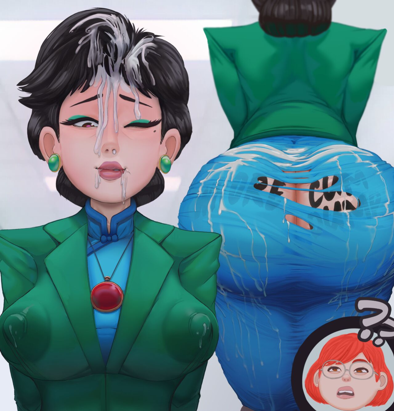 [Picturd] Ming being a kinky mom (Turning Red)