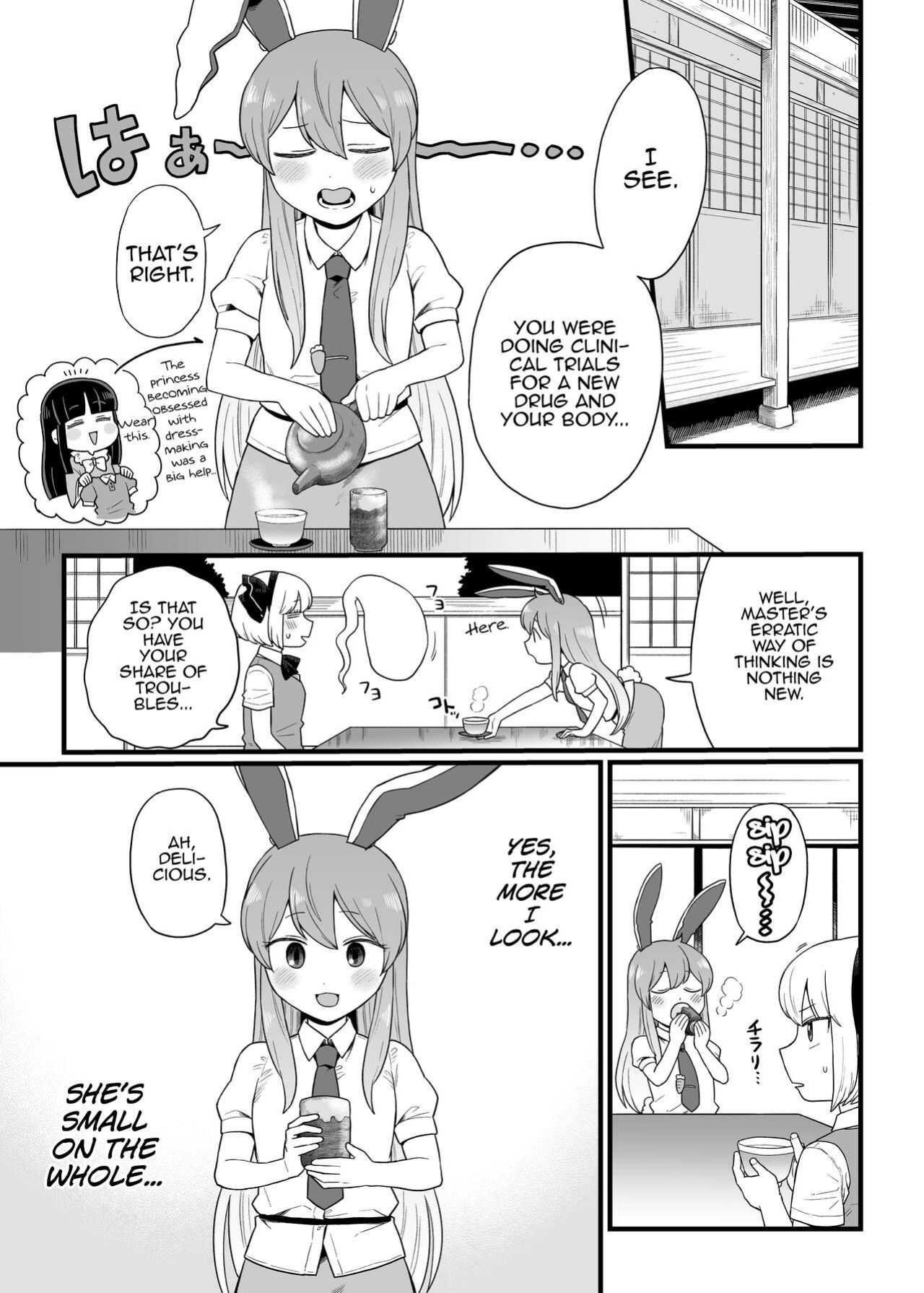 [Babaa no Mitsuboshi Restaurant (Koyama Shigeru)] Reisen-chan no Hanashi (Touhou Project) [MrBubbles]