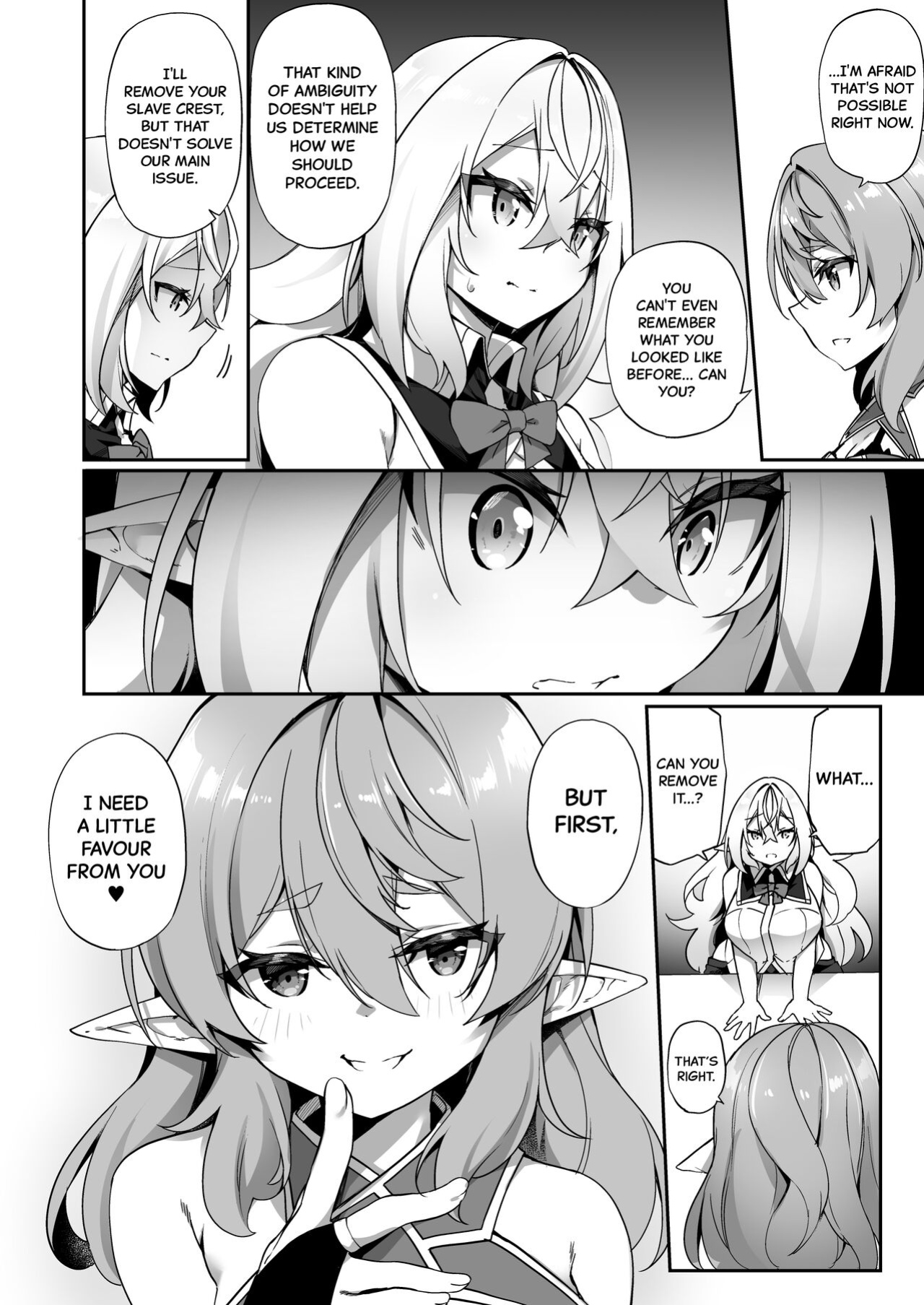 [Slime no Kanmuri (Kanmuri)] Elfka no Kusuri 2 | Elvification Drug 2 [Black Grimoires]