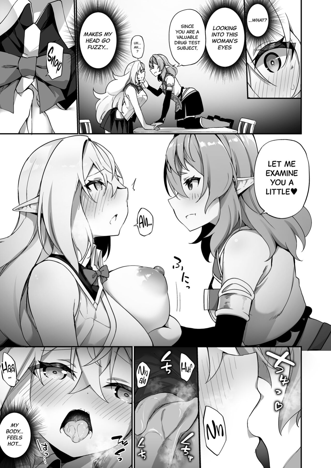 [Slime no Kanmuri (Kanmuri)] Elfka no Kusuri 2 | Elvification Drug 2 [Black Grimoires]