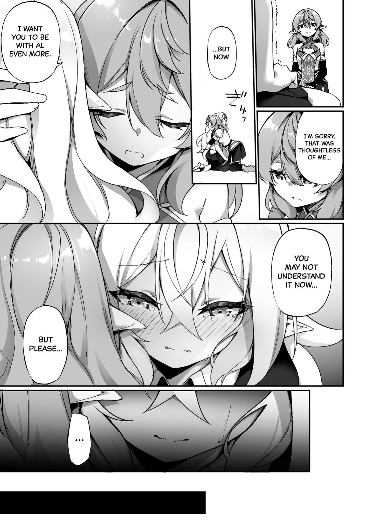 [Slime no Kanmuri (Kanmuri)] Elfka no Kusuri 2 | Elvification Drug 2 [Black Grimoires]