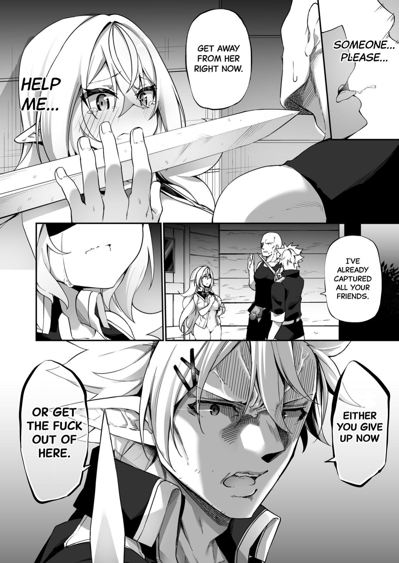 [Slime no Kanmuri (Kanmuri)] Elfka no Kusuri 2 | Elvification Drug 2 [Black Grimoires]