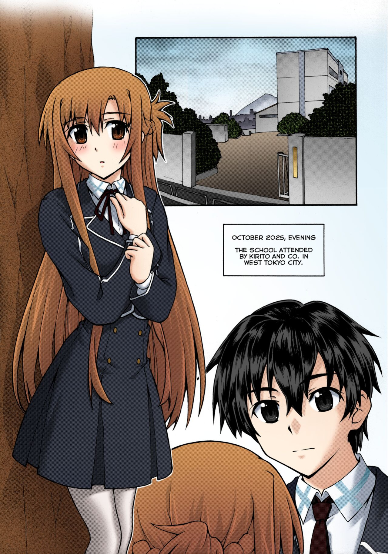 [sandglass (Uyuu Atsuno)] ochiru -asuna2- (Sword Art Online) [Brolen] [Colorized]