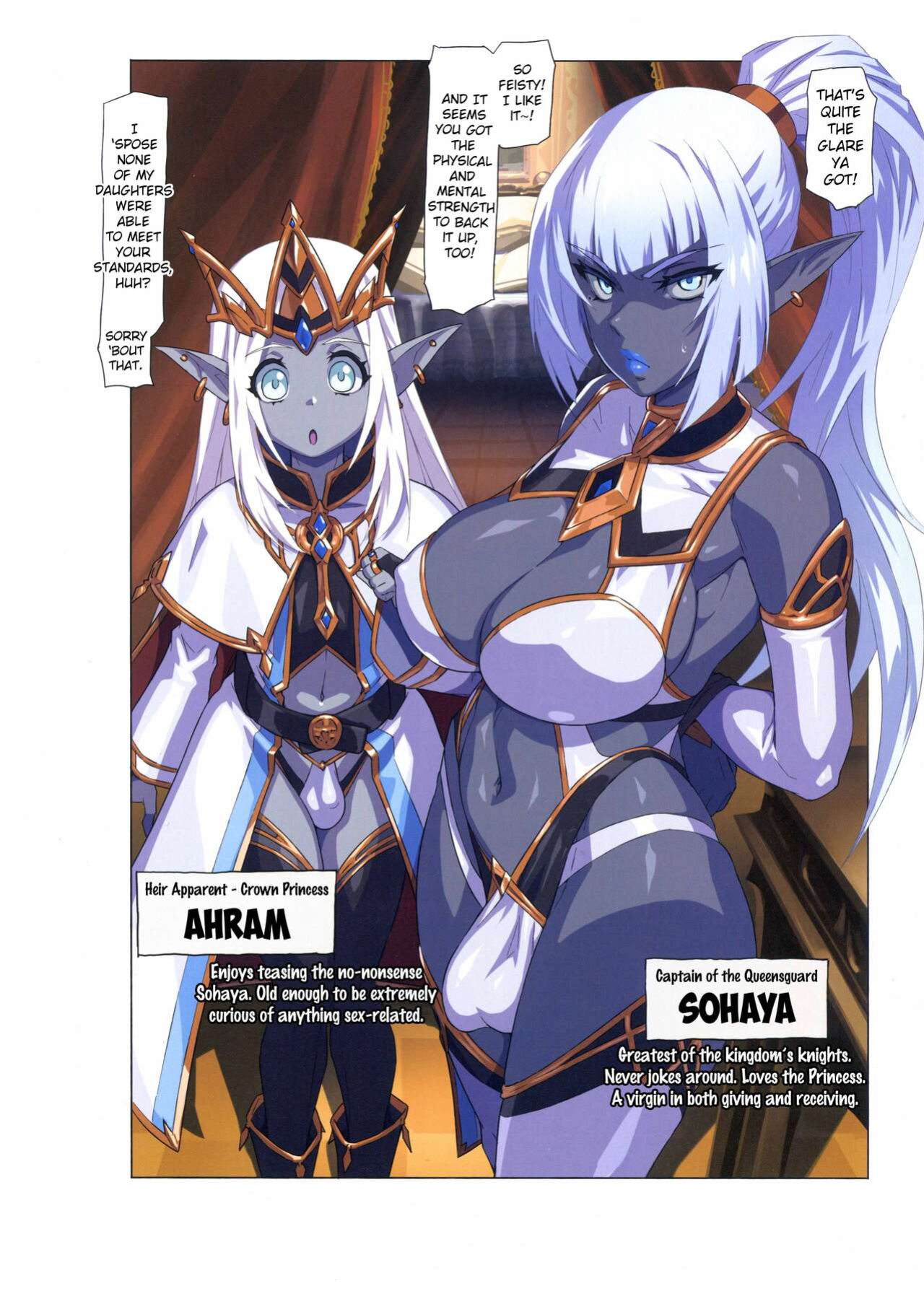 (C100) [M-ya (Mikoyan)] Ogre tai Dark Elf Ogre Hanshoku Dai Sakusen | Ogre Vs Dark Elf - Ogre Mating Season