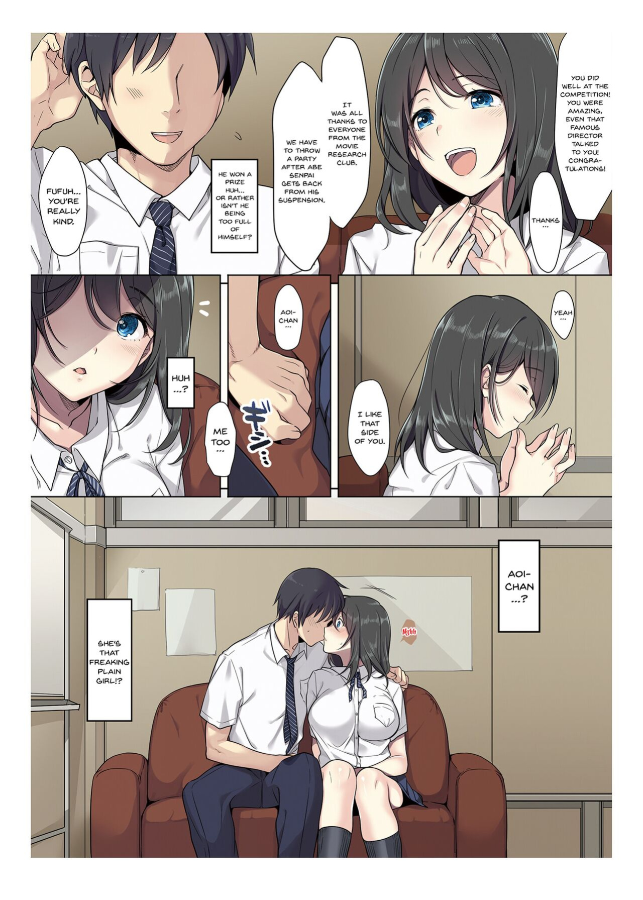 [Airy Socks] Kanojo no Okashita Ayamachi | Getting Fucked Is Her Fault
