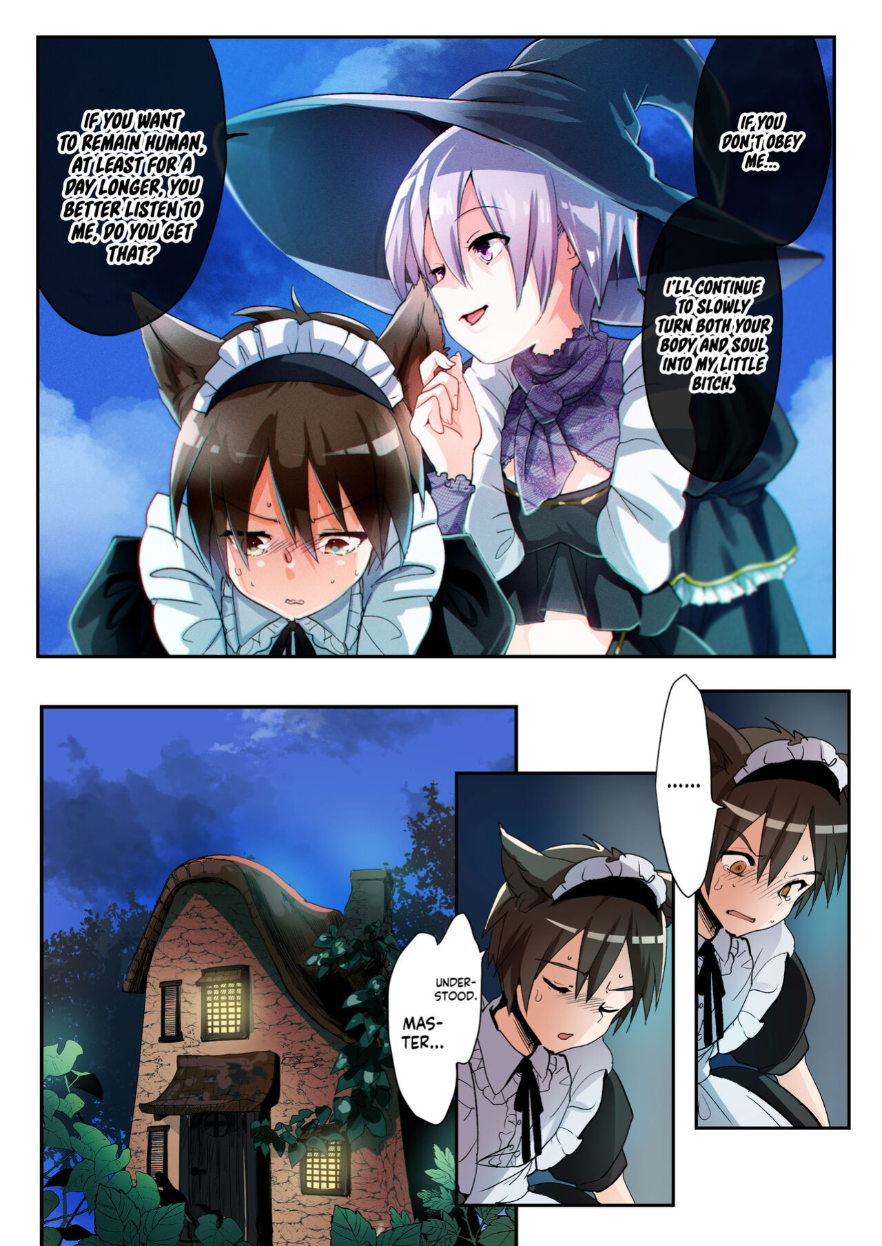 [Amuai Okashi Seisakusho (Kaiware Daikon, Seto Kouhei)] Yuusha no Ore wa TS Mesuinu Maid nanka ni wa Zettai ni Naranai! [Kinsei Translations]