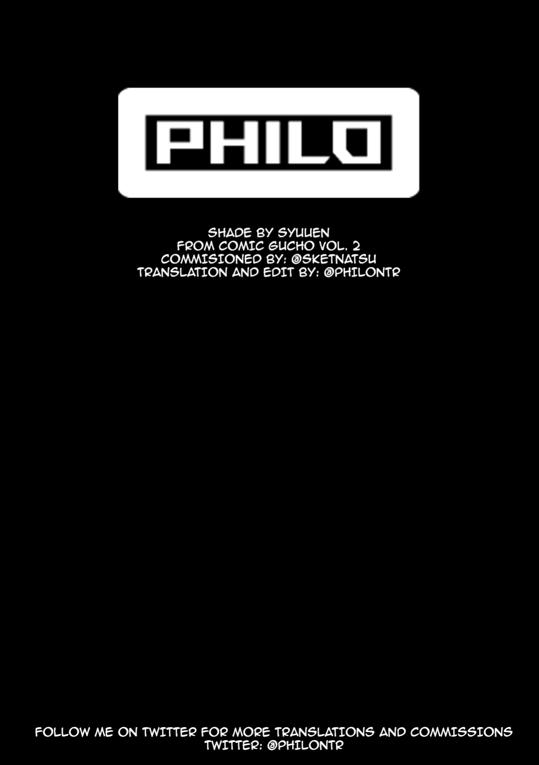 [Syuuen] Hikage | Shade (COMIC Gucho Vol. 2) [PHILO]