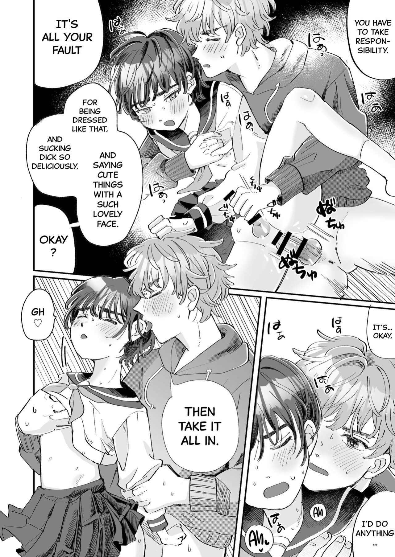 [hizakozou (Hatano)] Seiyoku no Tsuyoi Zeme to Nandemo Shite Kureru Uke | A Top With Strong Libido And A Bottom Who Would Do Anything For Him. [Black Grimoires]