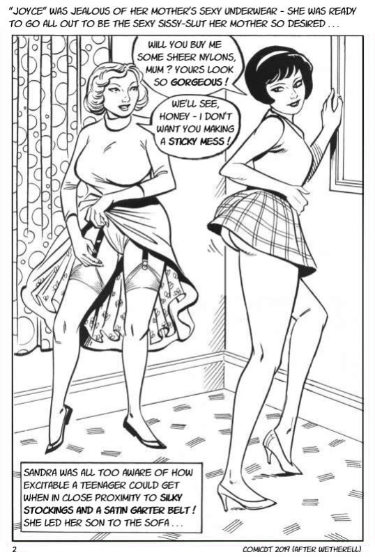 Busty Mother and Her Sissy Slut Son Get Kinky [Rewrite] [ComicDT]