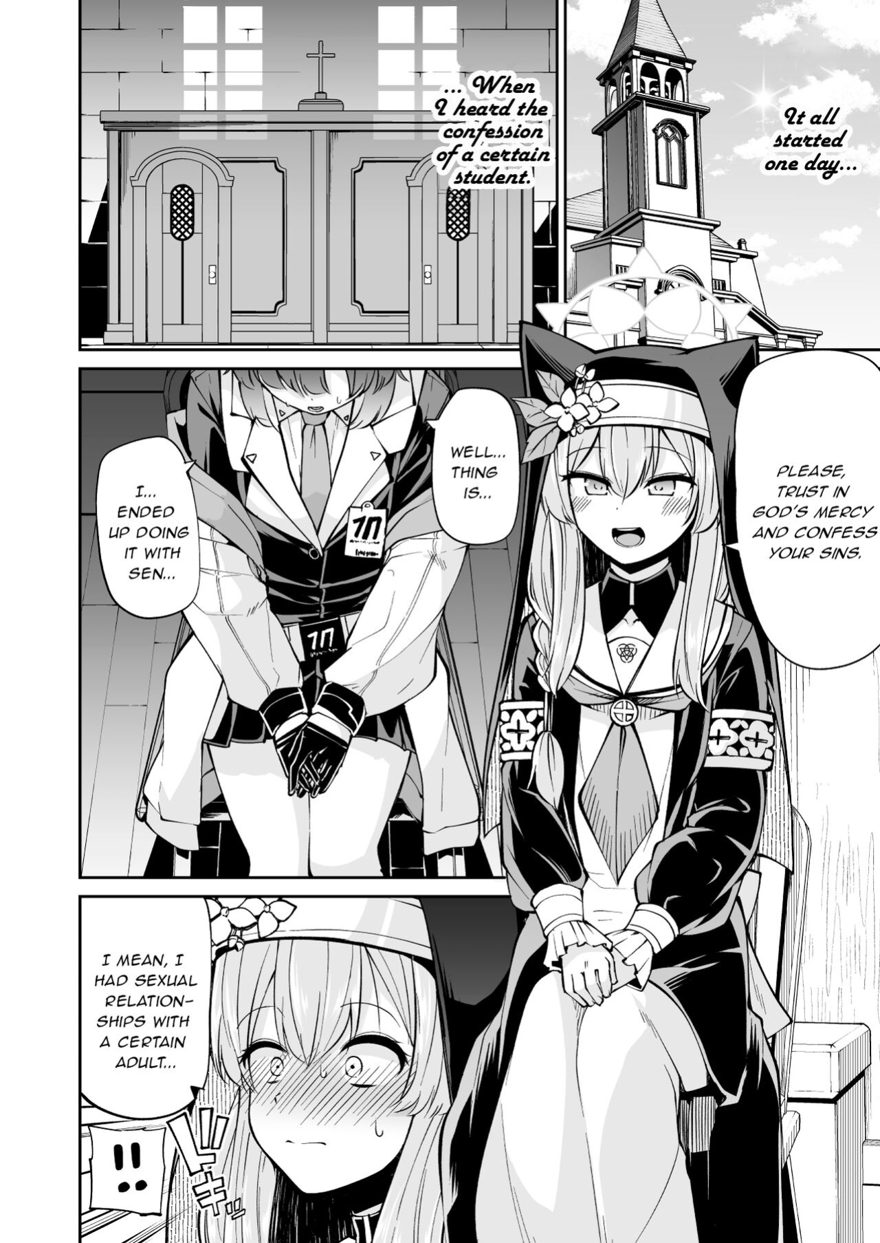 [Kitsuneya (Leafy)] Mari no Himegoto | Mari's secret (Blue Archive) [Lewd Rider Ero]
