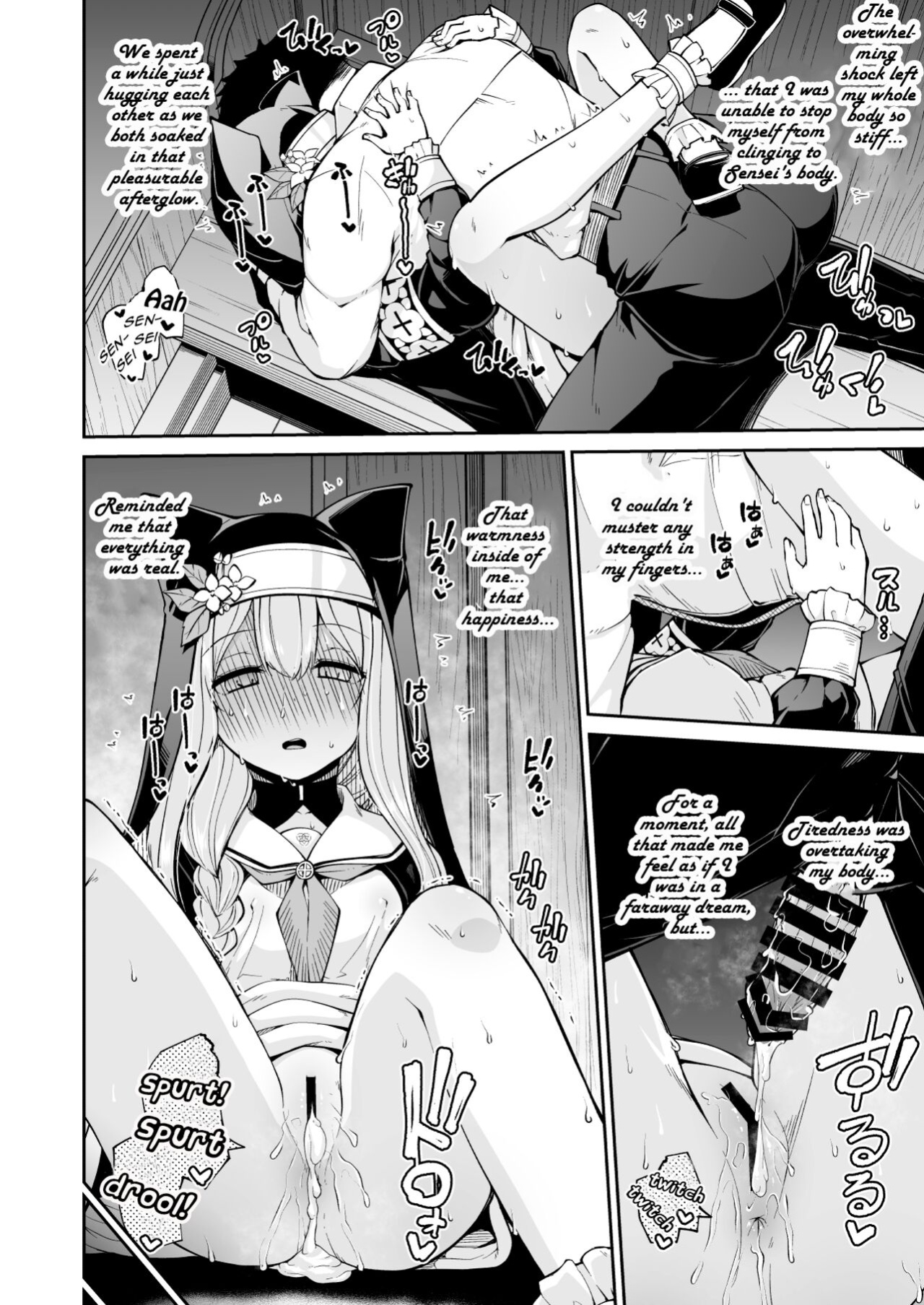 [Kitsuneya (Leafy)] Mari no Himegoto | Mari's secret (Blue Archive) [Lewd Rider Ero]