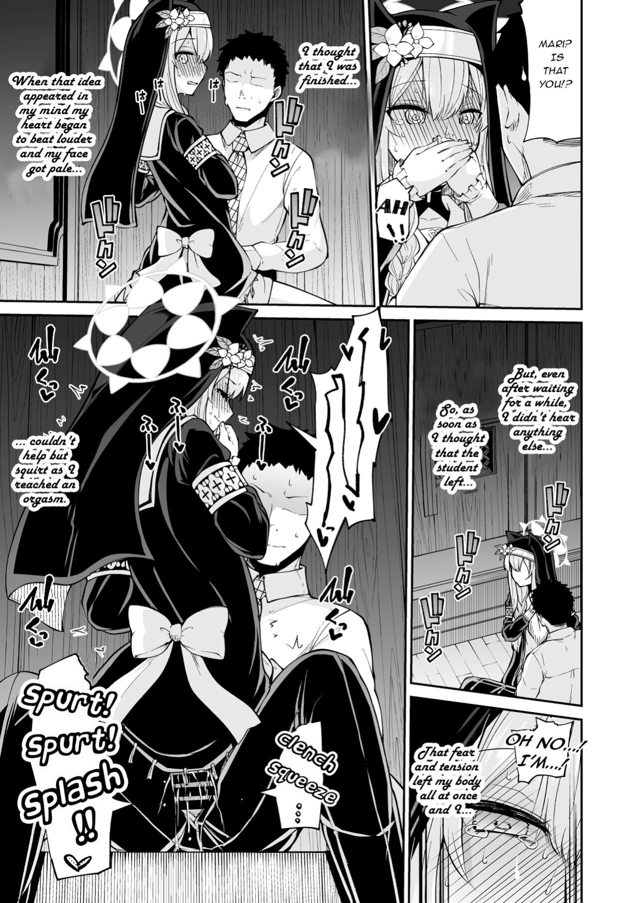 [Kitsuneya (Leafy)] Mari no Himegoto | Mari's secret (Blue Archive) [Lewd Rider Ero]