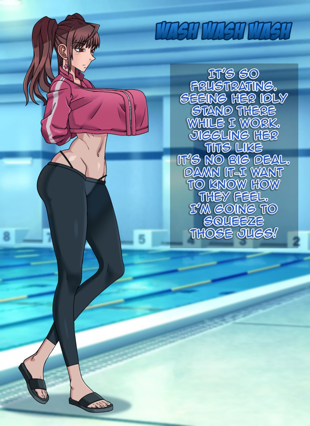 [Liquirizia] Cleaning Pool with Erika Kuramoto