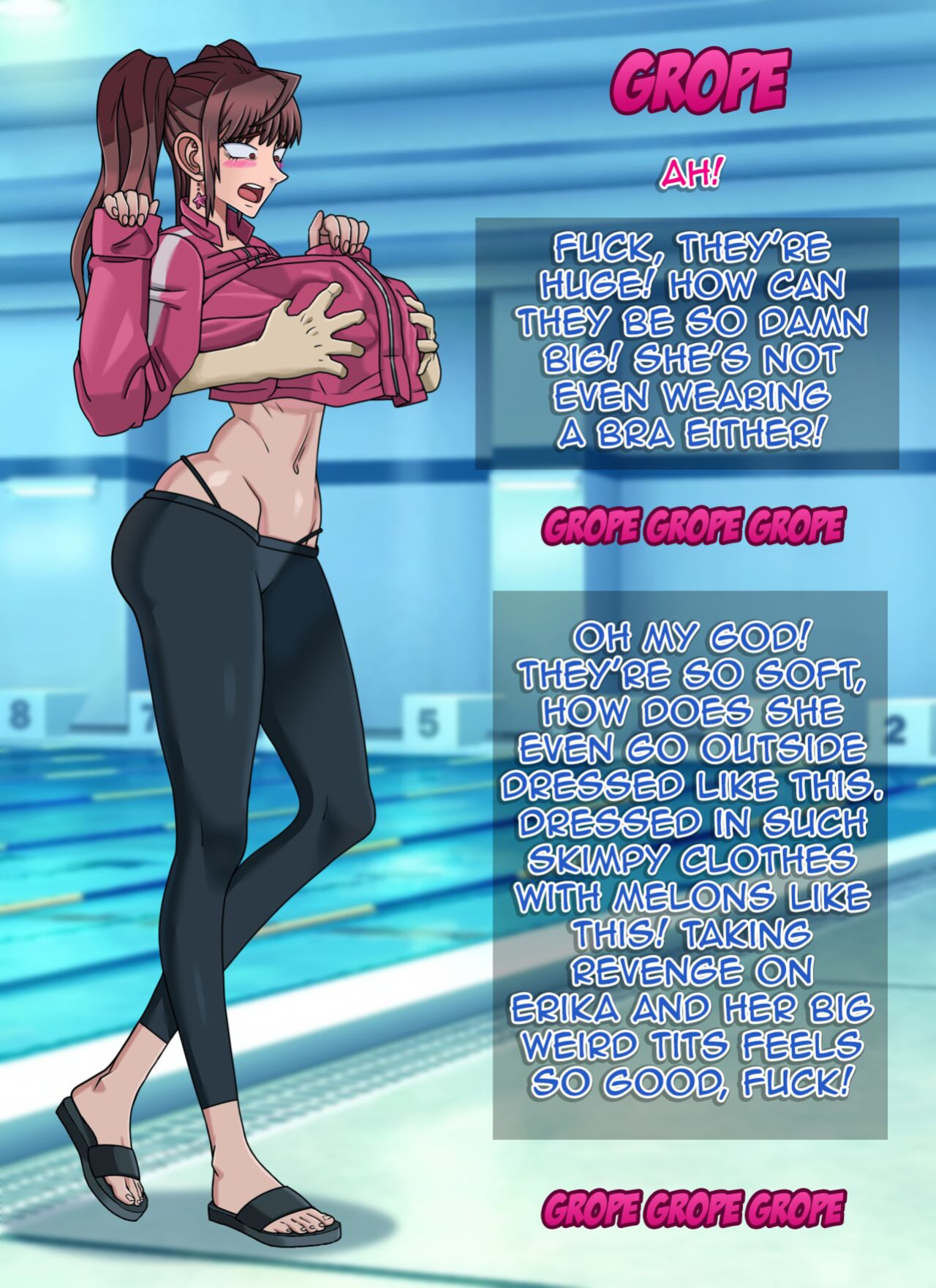 [Liquirizia] Cleaning Pool with Erika Kuramoto