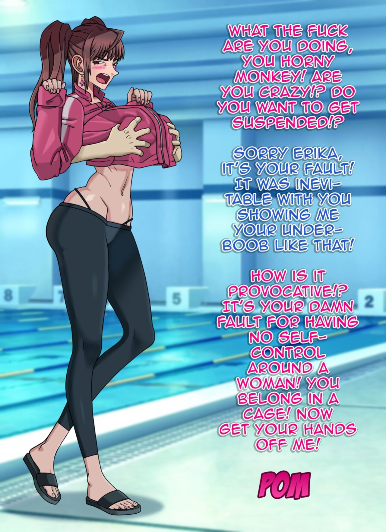 [Liquirizia] Cleaning Pool with Erika Kuramoto