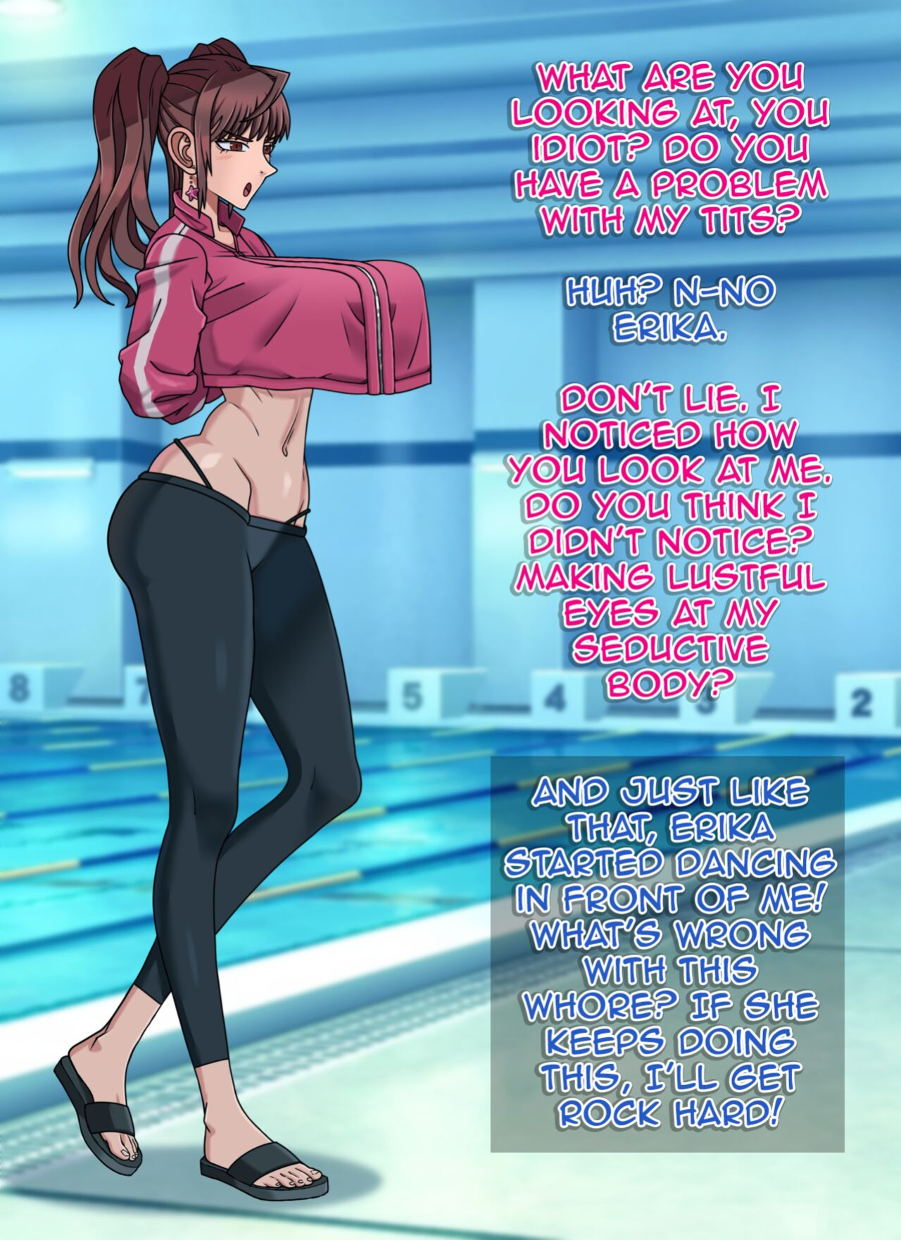 [Liquirizia] Cleaning Pool with Erika Kuramoto