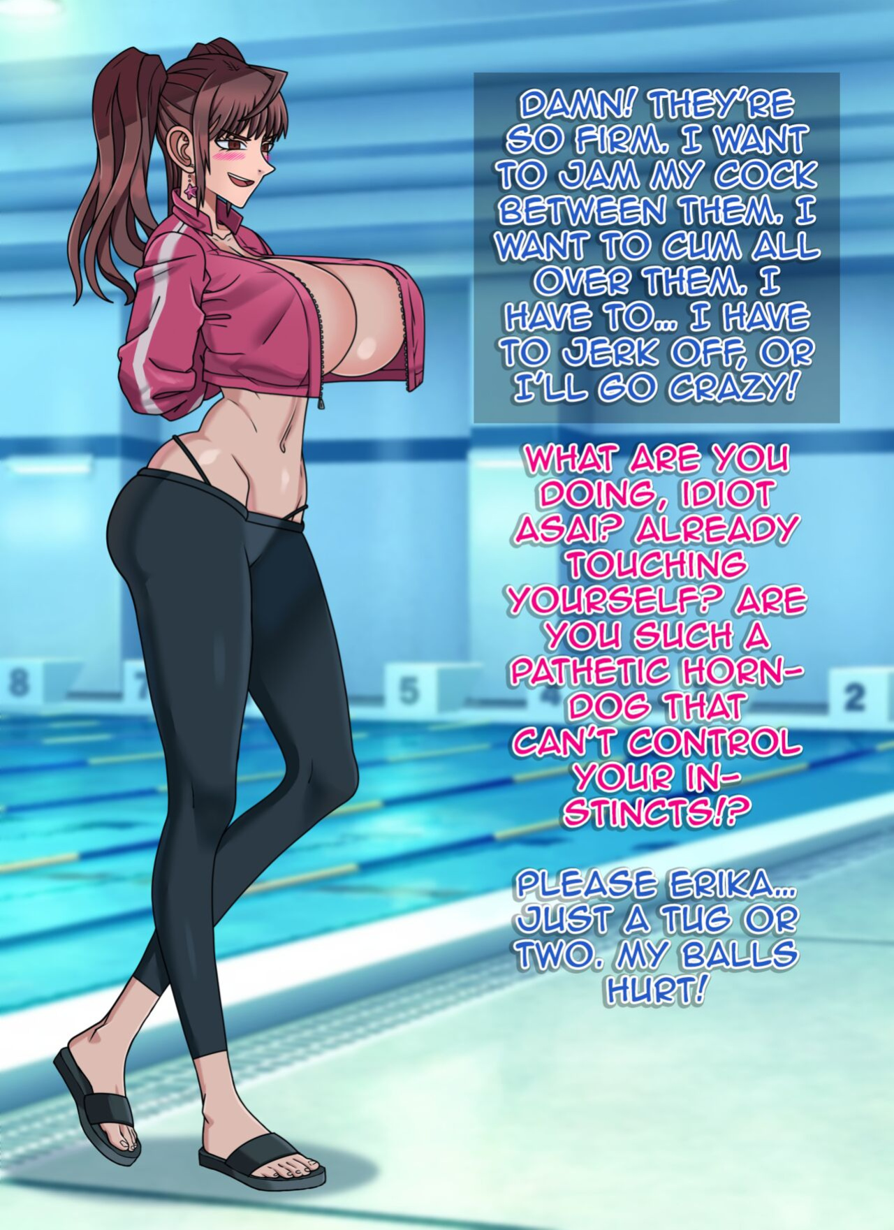 [Liquirizia] Cleaning Pool with Erika Kuramoto