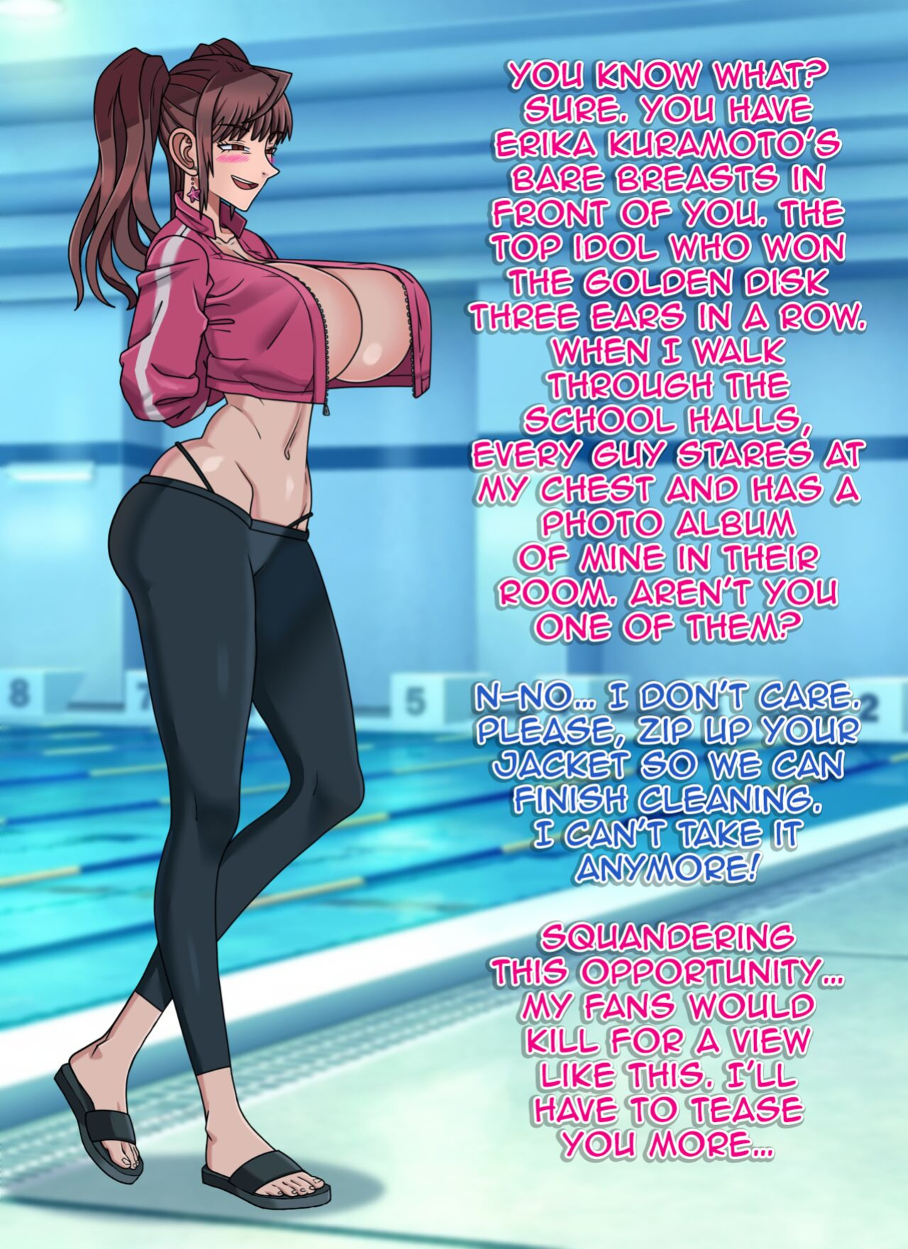 [Liquirizia] Cleaning Pool with Erika Kuramoto