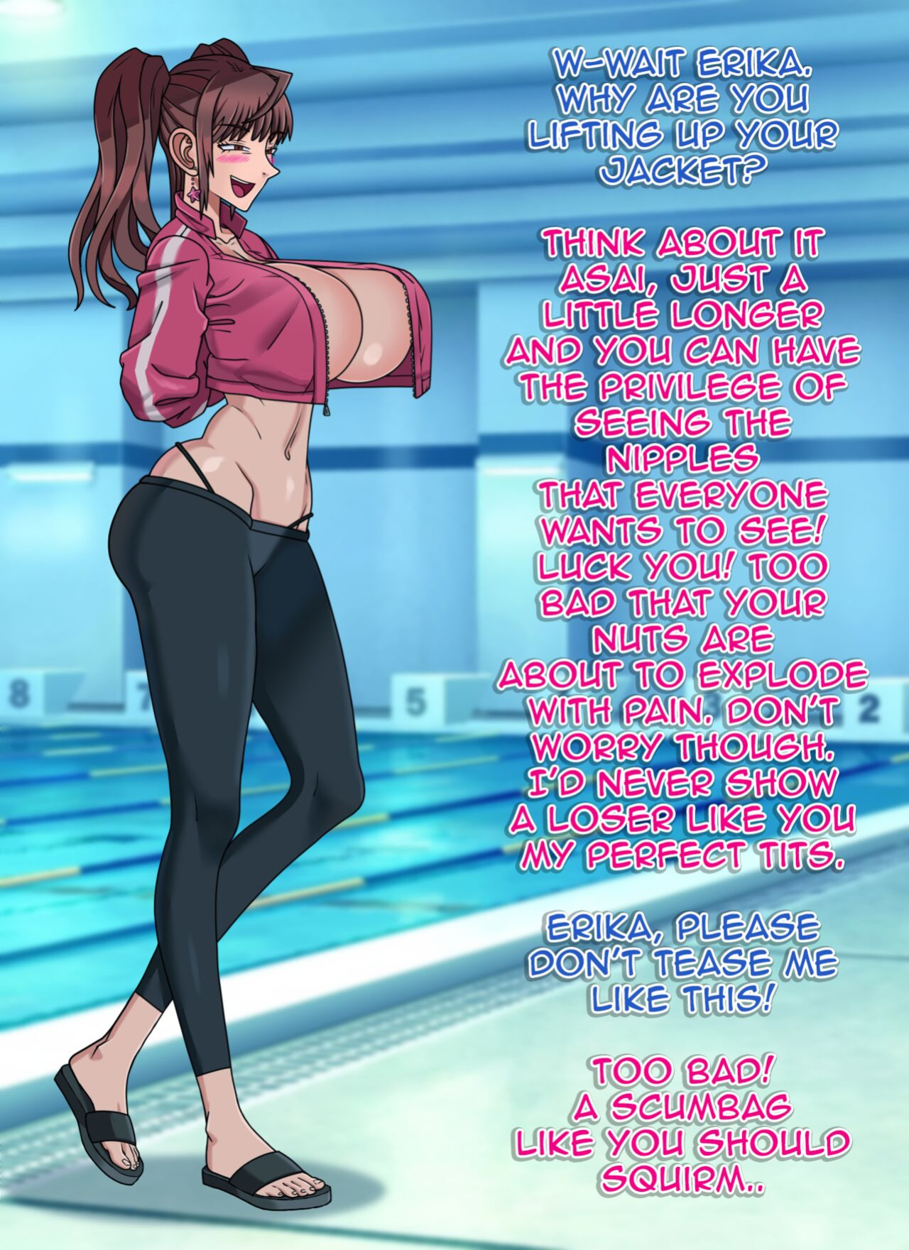 [Liquirizia] Cleaning Pool with Erika Kuramoto