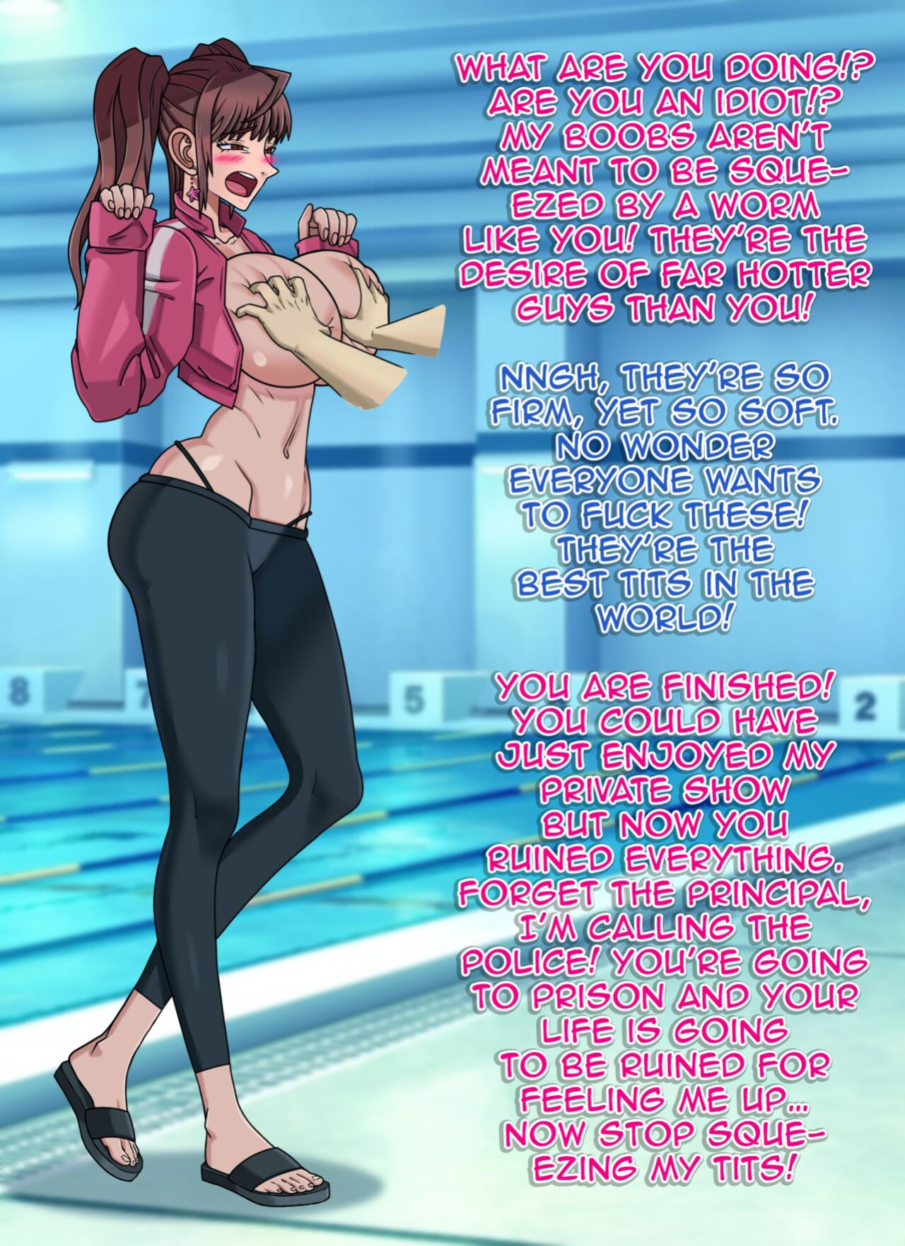 [Liquirizia] Cleaning Pool with Erika Kuramoto