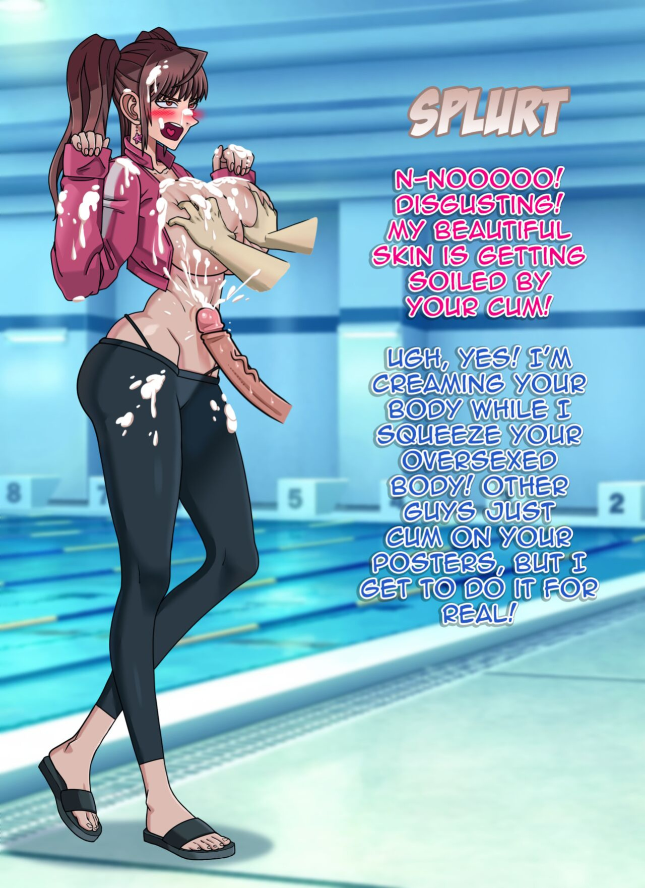 [Liquirizia] Cleaning Pool with Erika Kuramoto