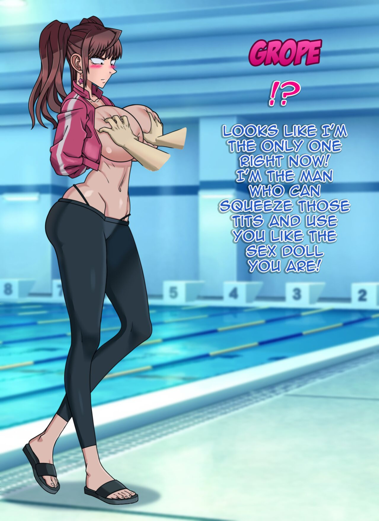 [Liquirizia] Cleaning Pool with Erika Kuramoto