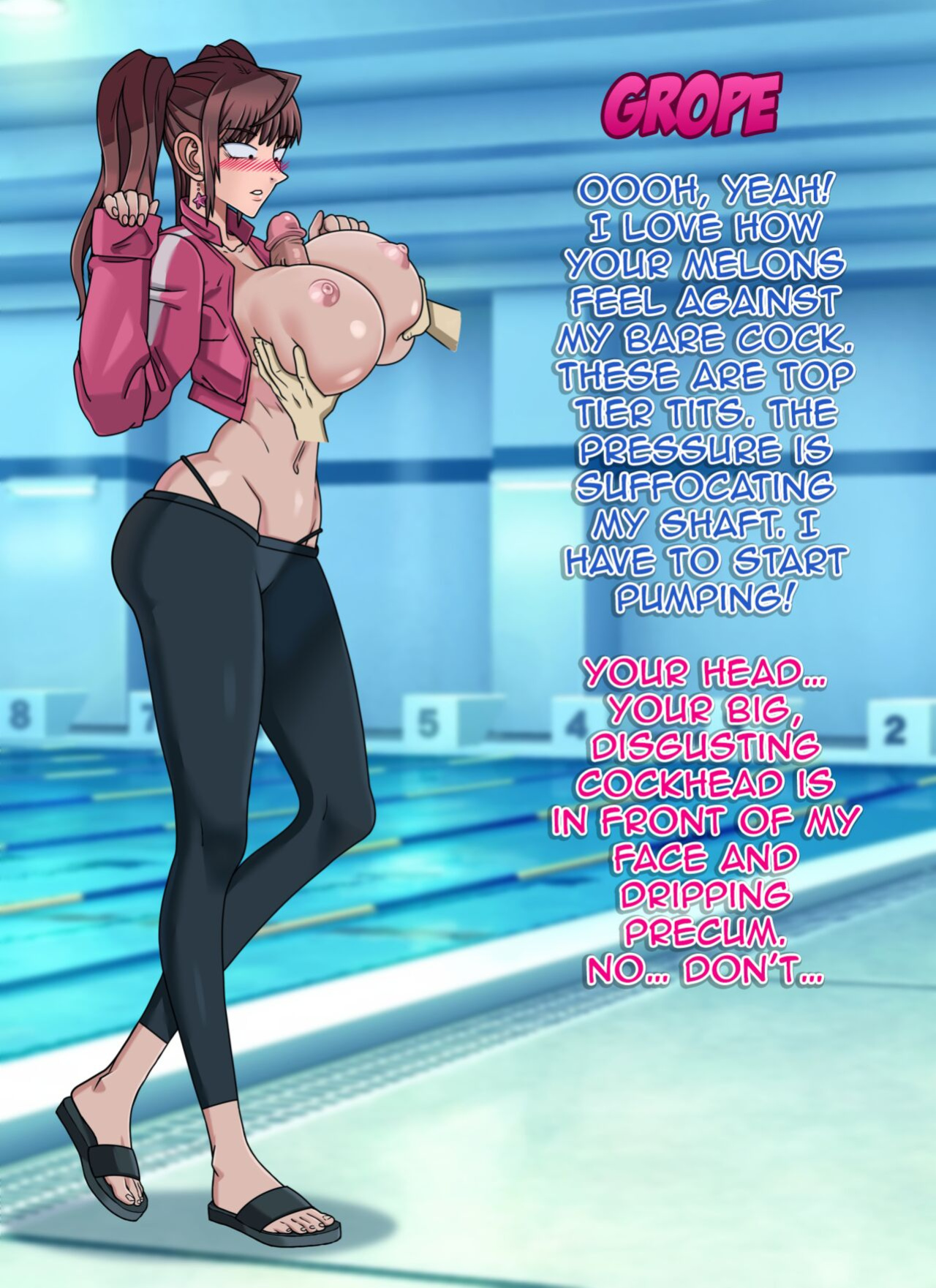 [Liquirizia] Cleaning Pool with Erika Kuramoto