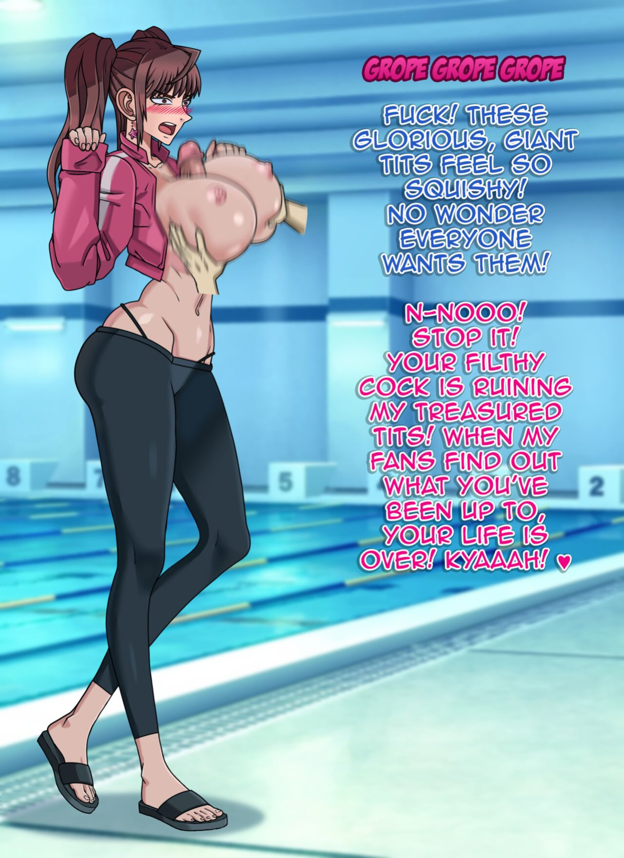 [Liquirizia] Cleaning Pool with Erika Kuramoto