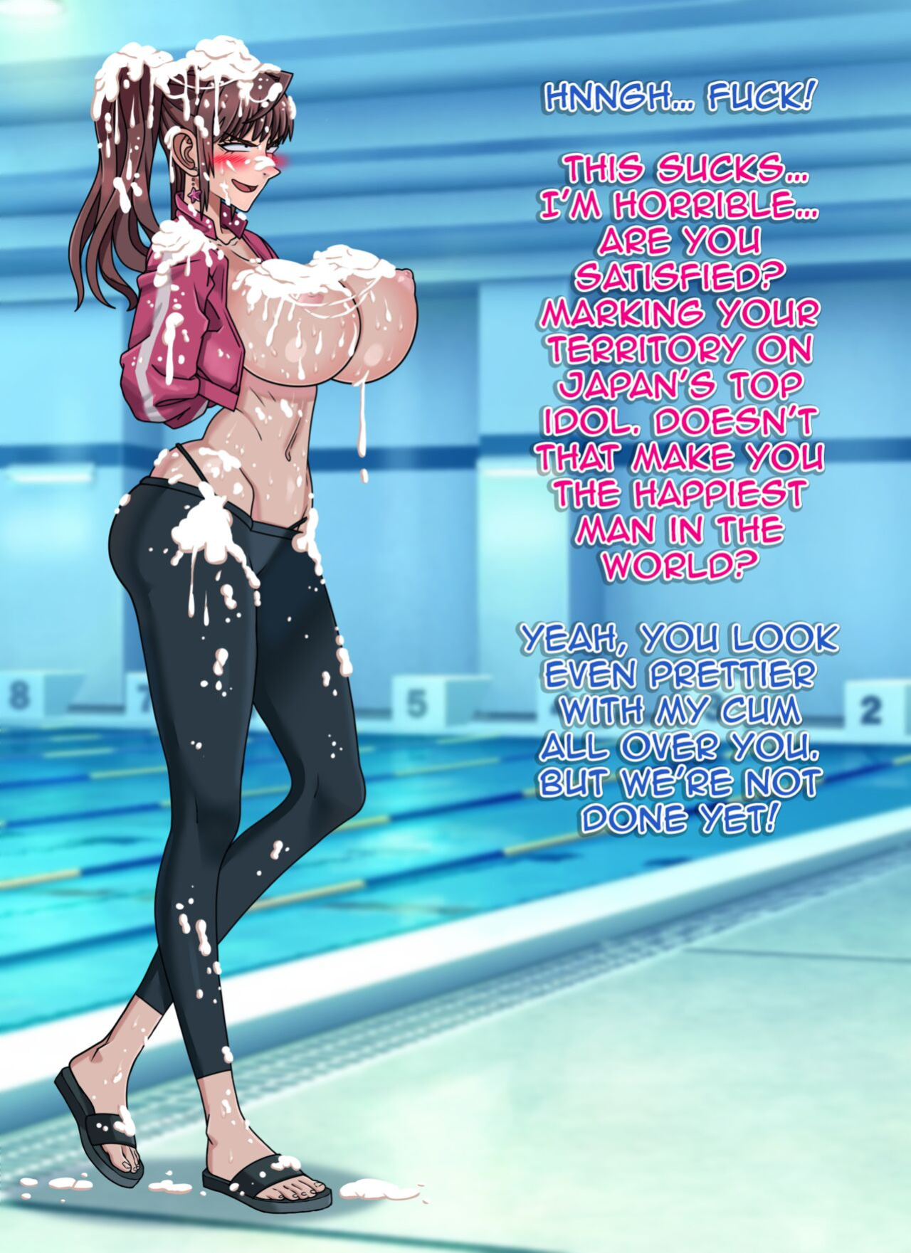 [Liquirizia] Cleaning Pool with Erika Kuramoto