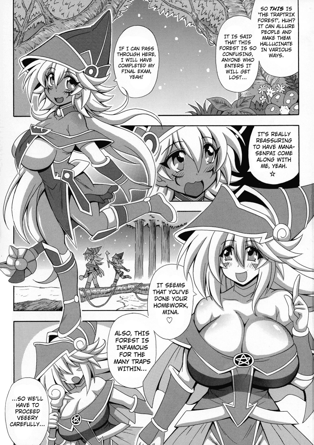[Leaz Koubou (Oujano Kaze)] Kowaku no Mori no Ero Trap (Yu-Gi-Oh!) [Kuraudo]