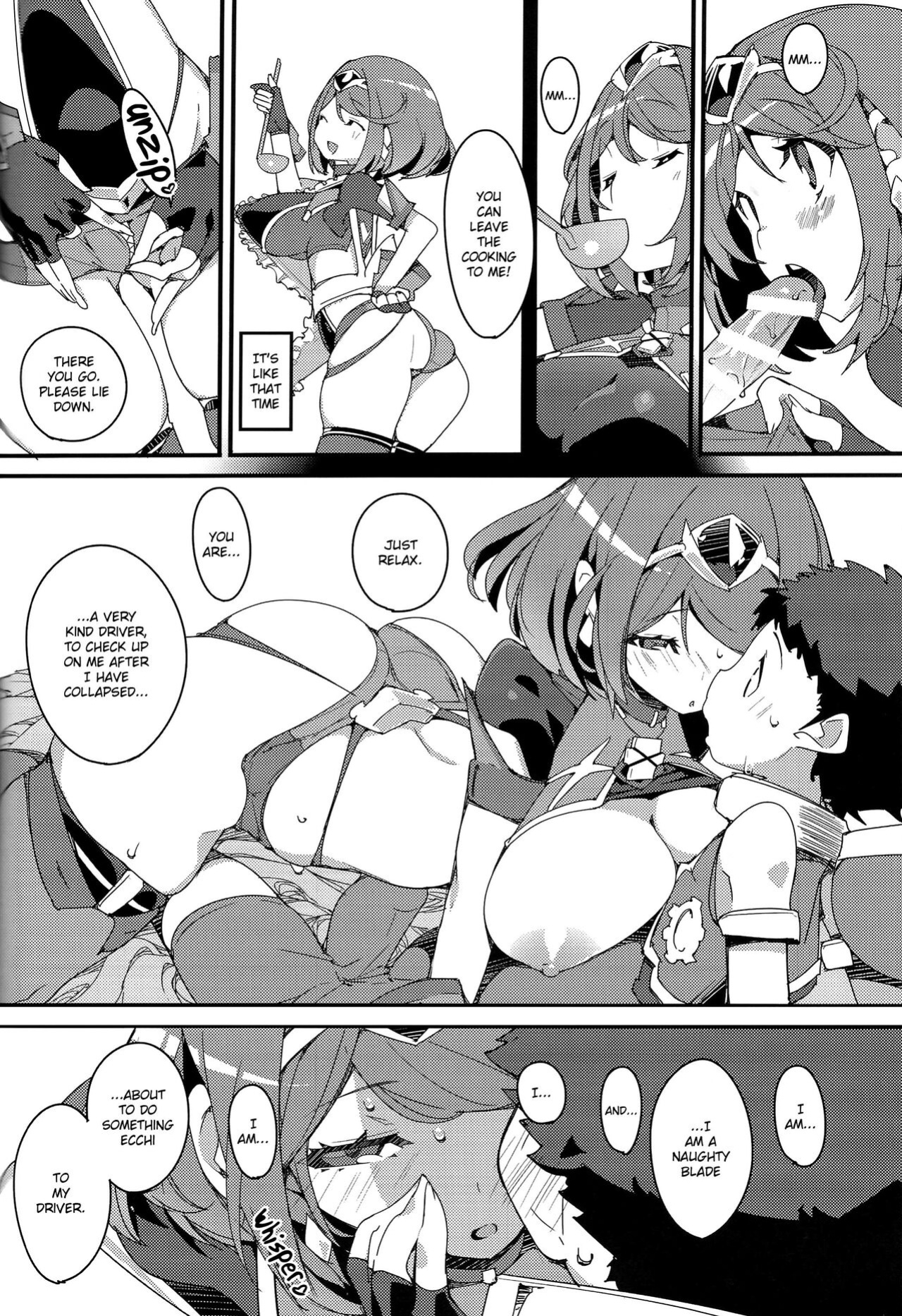 (C100) [Potato Salad (Himekuri)] Homura Homenobi (Xenoblade Chronicles 2) [Saki-Kotowari]