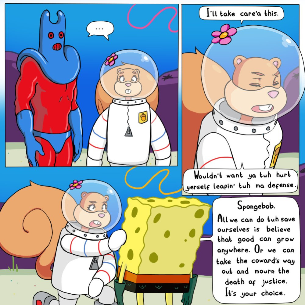 [b-intend] Sandy x Man Ray (Spongebob Squarepants)