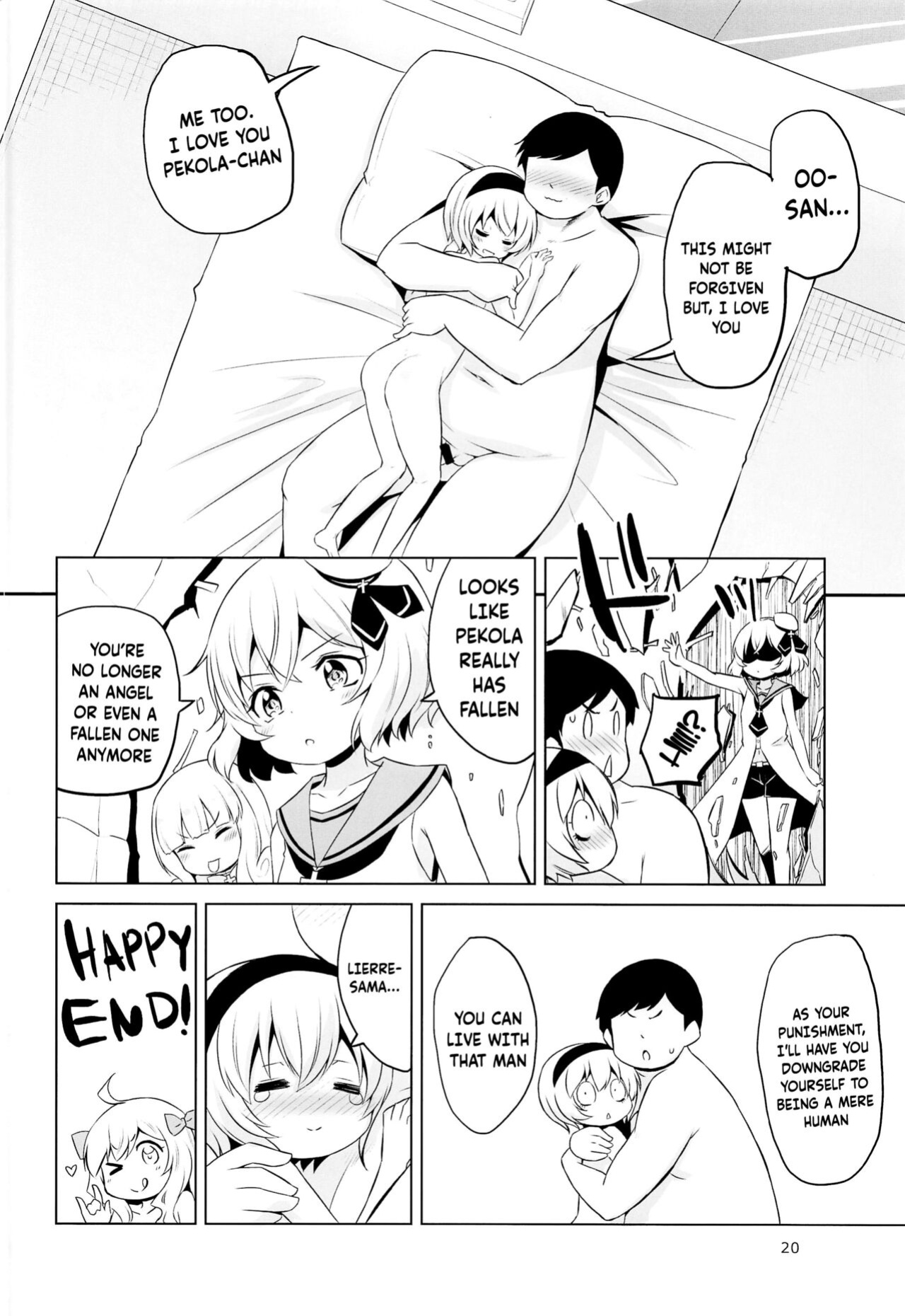 (C100) [Ororiya Enpitsudo (Murian)] Pekora-sama wa Datenshi. | Pekora-sama Is a Fallen Angel (Jashin-chan Dropkick)
