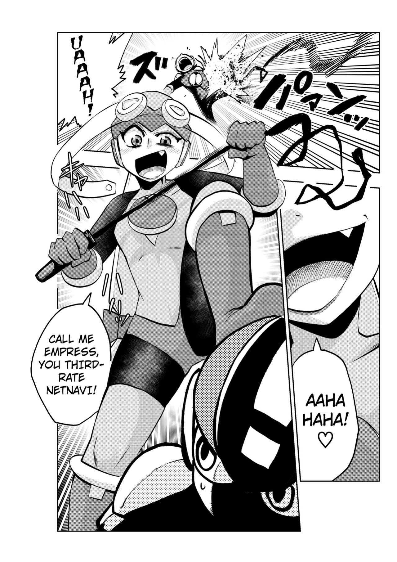 [23-ji Shuugyou (Yoshiguchi Song)] dark rolling (Rockman.EXE) [Kuraudo]