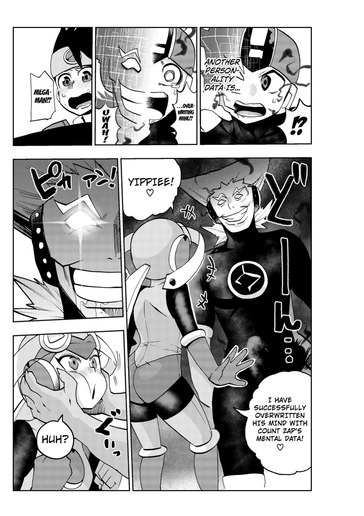[23-ji Shuugyou (Yoshiguchi Song)] dark rolling (Rockman.EXE) [Kuraudo]