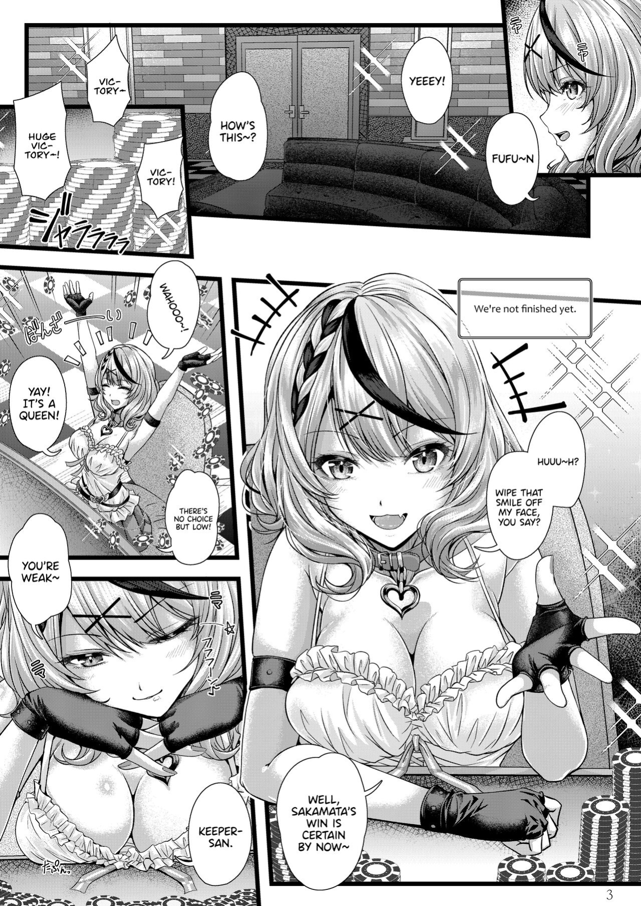 [Juggernaut (JYUN)] Sakamata Chloe to Ofuro Ecchi (Sakamata Chloe) [DKKMD Translations]