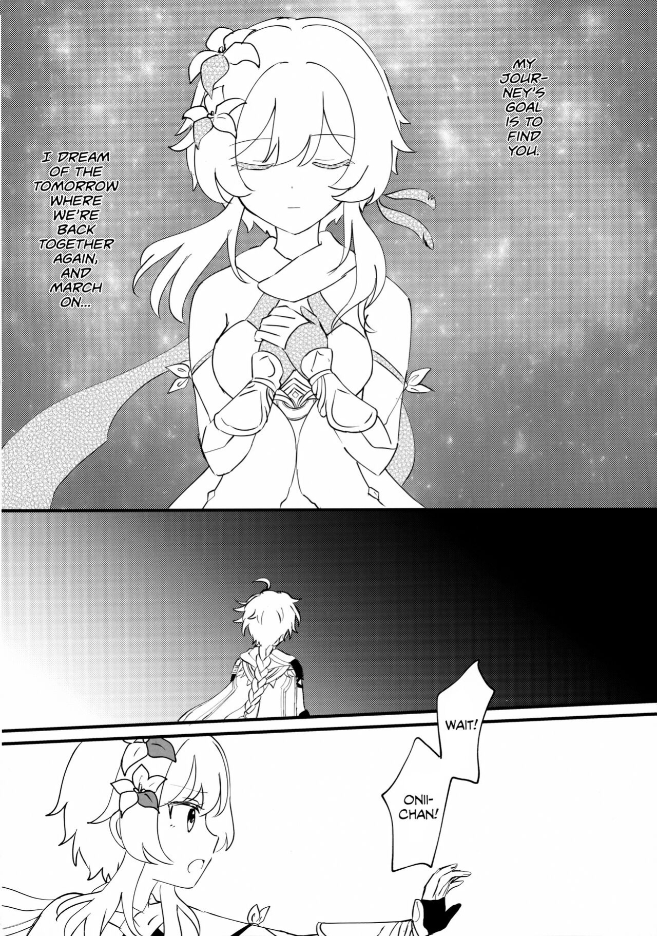 (Kami no Eichi 4) [Cotton Candy (Wataame)] Yumeji yori Kaerite (Genshin Impact) | Beautiful Dreamer! [Team Rabu2]