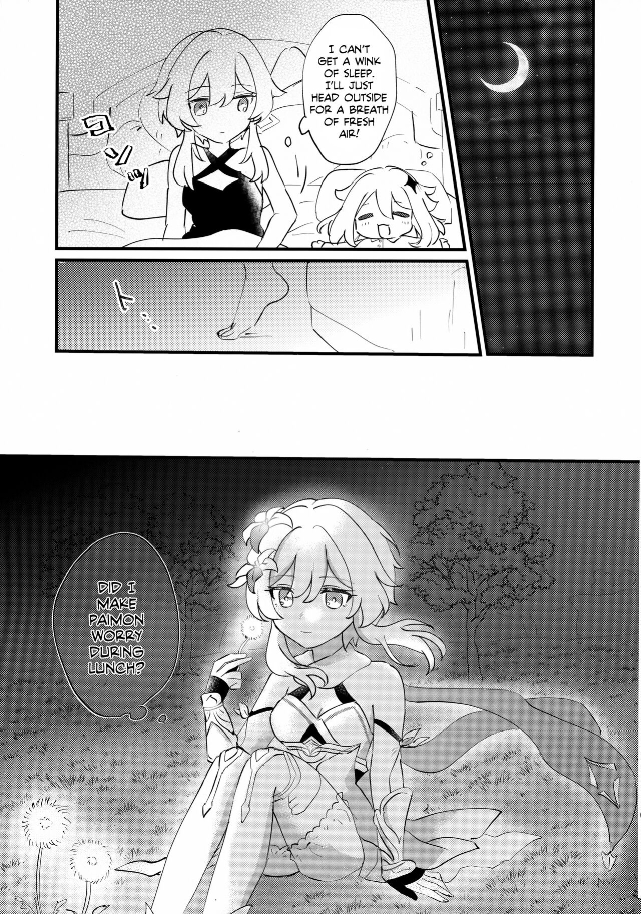 (Kami no Eichi 4) [Cotton Candy (Wataame)] Yumeji yori Kaerite (Genshin Impact) | Beautiful Dreamer! [Team Rabu2]