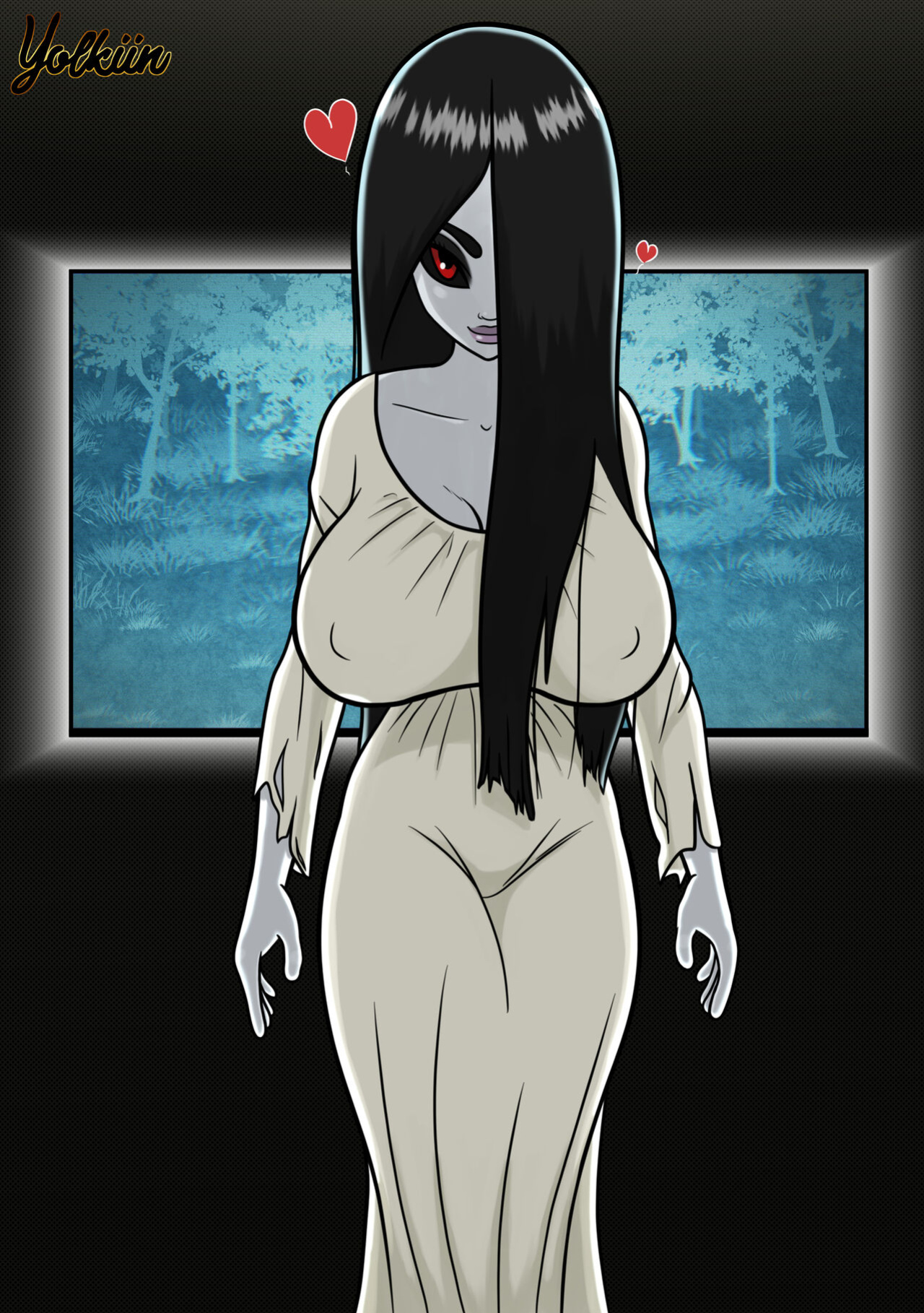 Sadako, Horny Ghost - Yolkiin