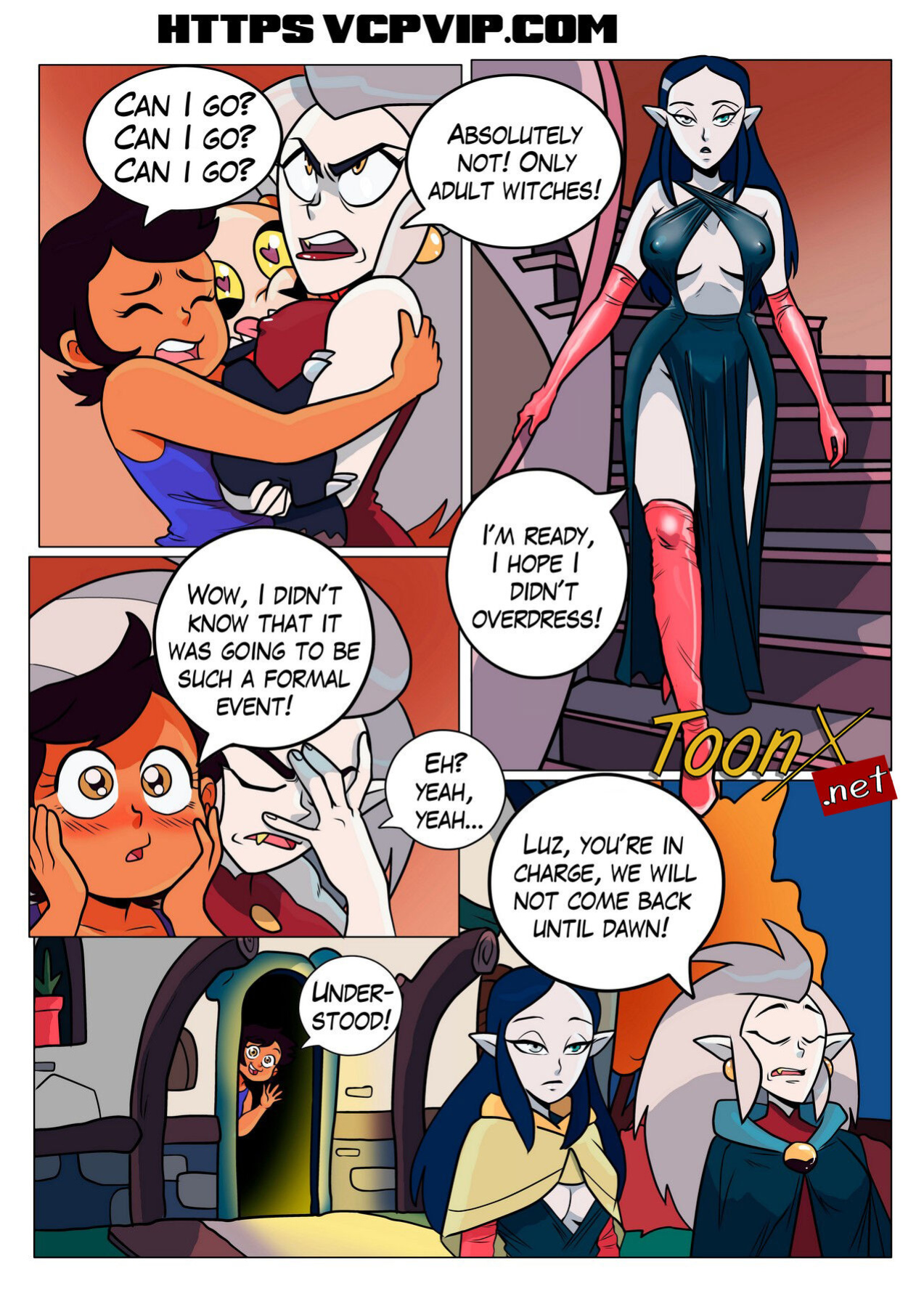 [Gansoman] Noche de Brujas - (The Owl House) - - [Toonx] - Complete