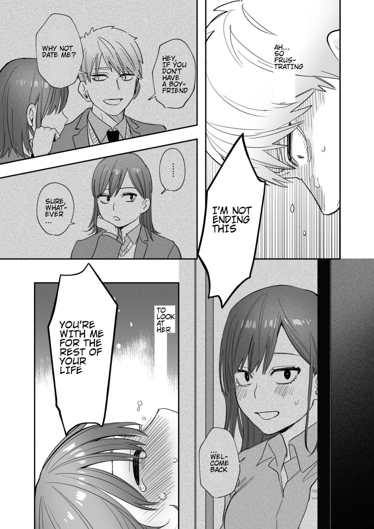 [Syuntyu (Oniben Katze)] Ubu -Kanketsu Hen- ~Kichiku Kareshi to Honki Sex~ | Serious Sex with my Brutish Boyfriend [Retorted]