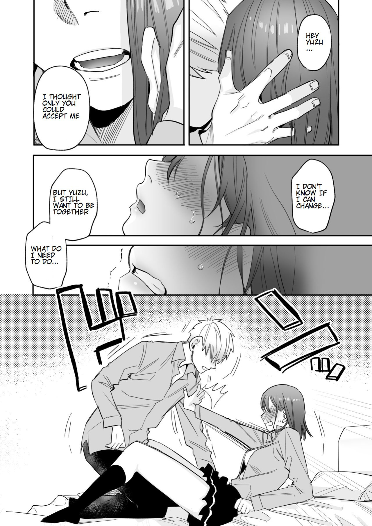 [Syuntyu (Oniben Katze)] Ubu -Kanketsu Hen- ~Kichiku Kareshi to Honki Sex~ | Serious Sex with my Brutish Boyfriend [Retorted]