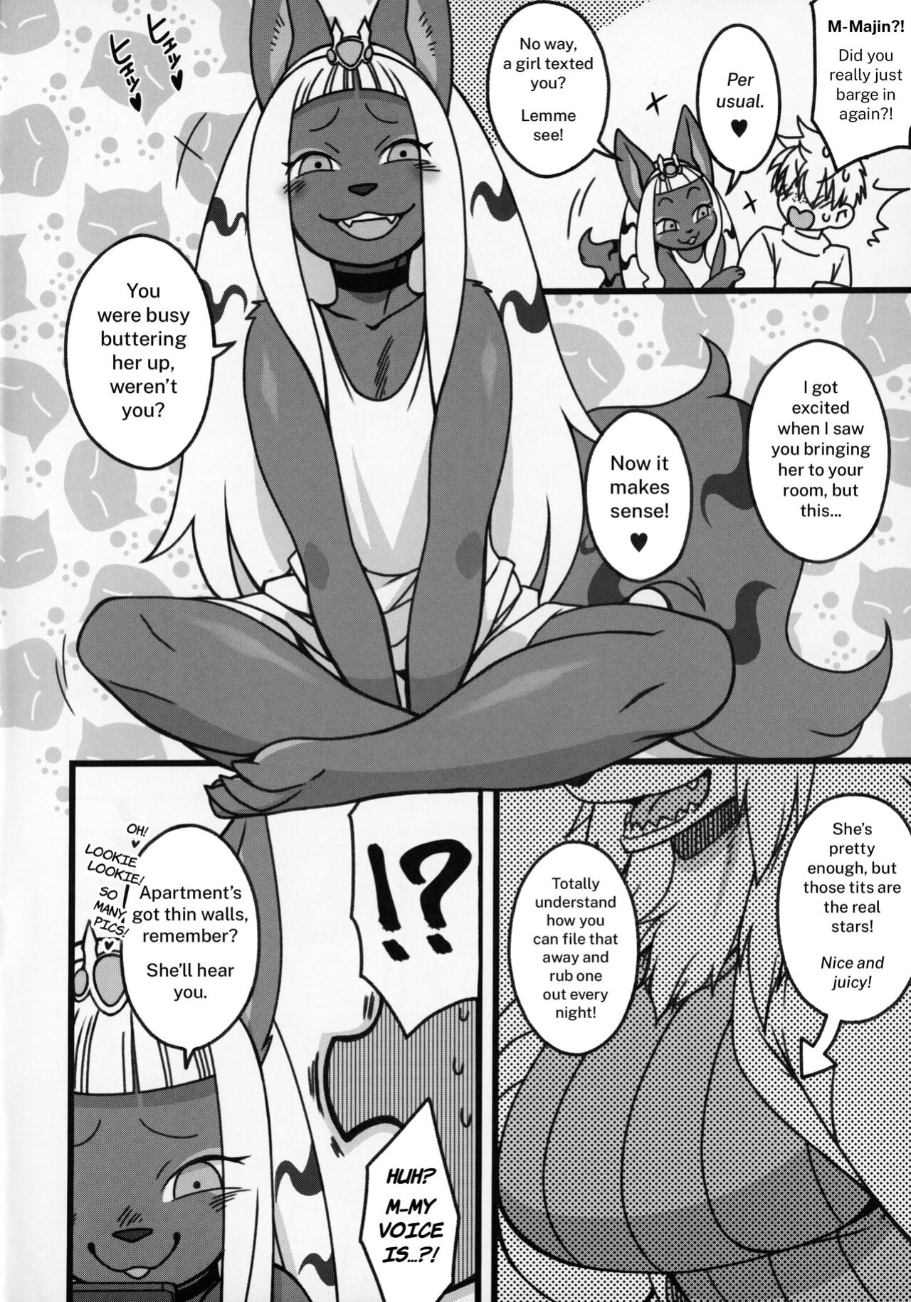 (C97) [Mayoineko (Nakagami Takashi)] My Neighbor Majin (Kemokko Lovers 10) [micicle]