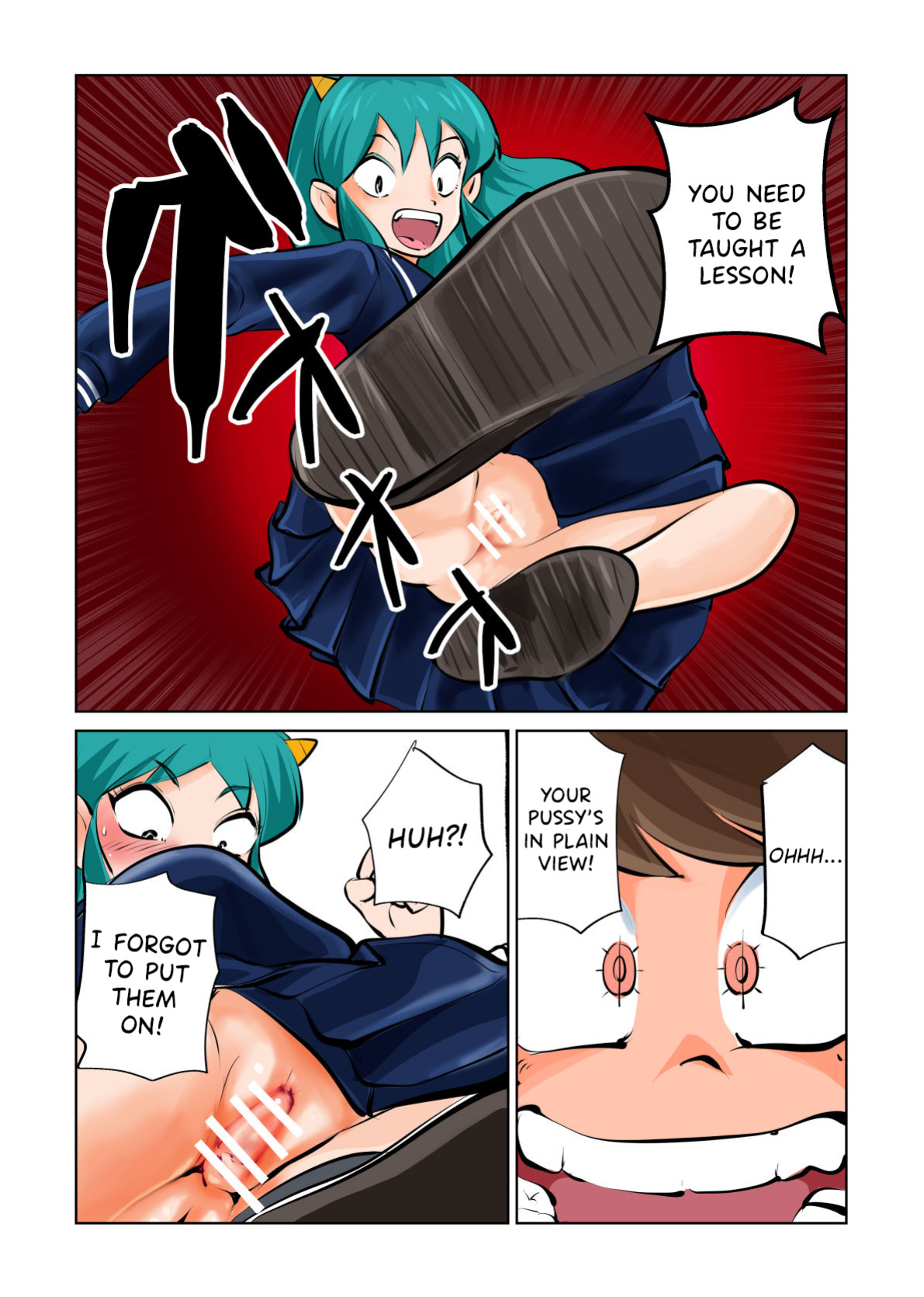 [Pecan (Makunouchi)] Oshioki Daccha! (Urusei Yatsura) {Hennojin}