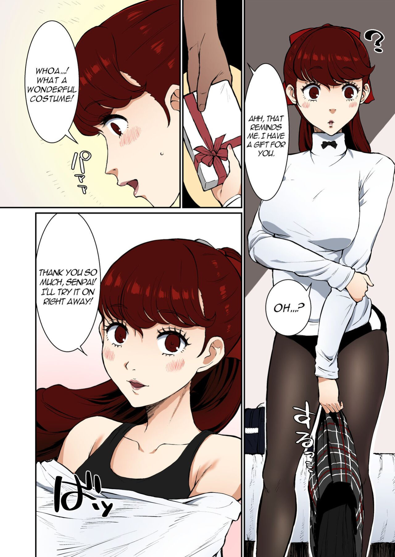 [ParadiseGom (Gorgonzola)] Mou Hitori no Senpai | My Other Senpai (Persona 5) [Colorized] [SPDSD]