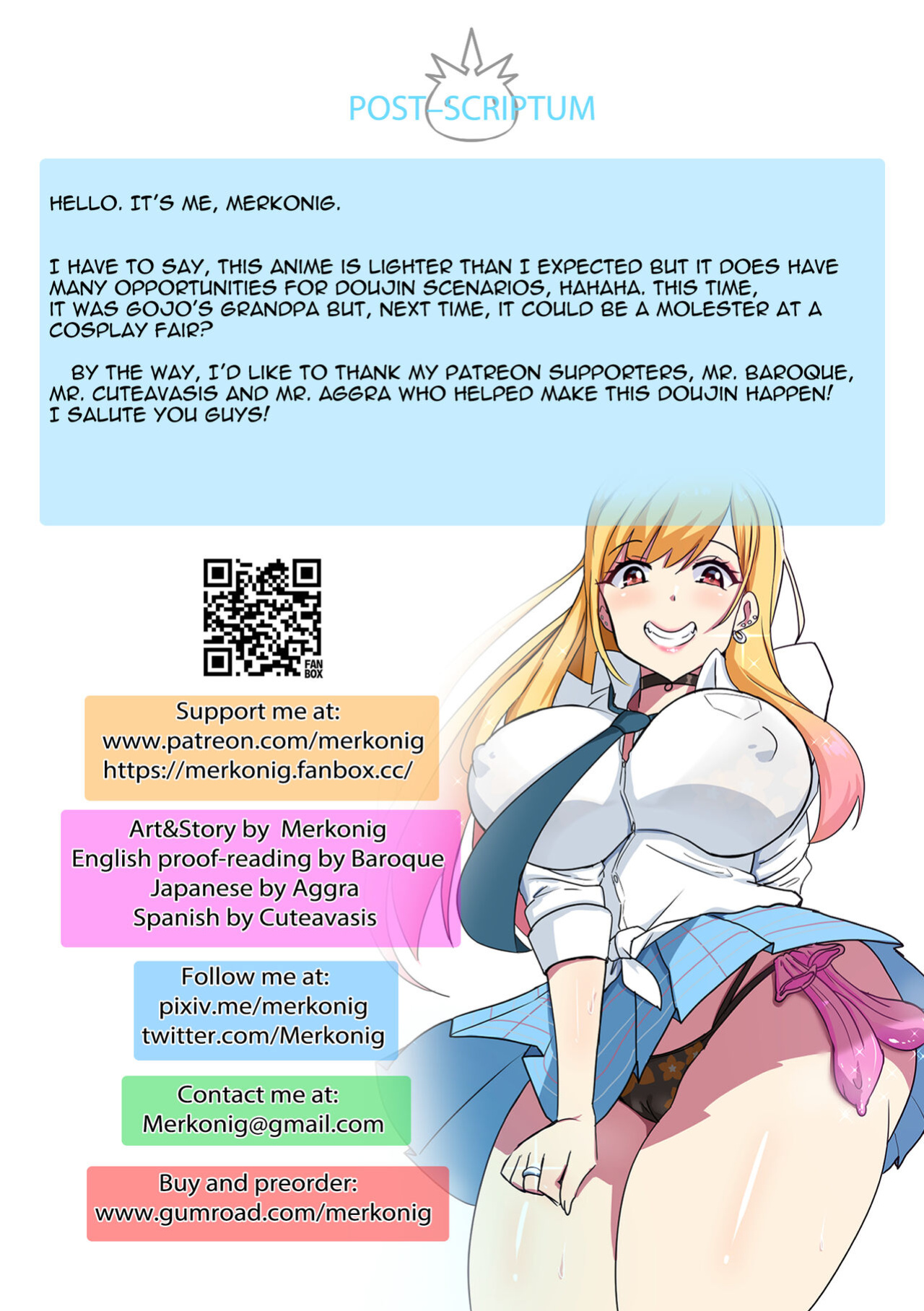 [Merkonig] B-Trayal B-Trayal 39 Marin Kitagawa (Sono Bisque Doll wa Koi o Suru) Censored
