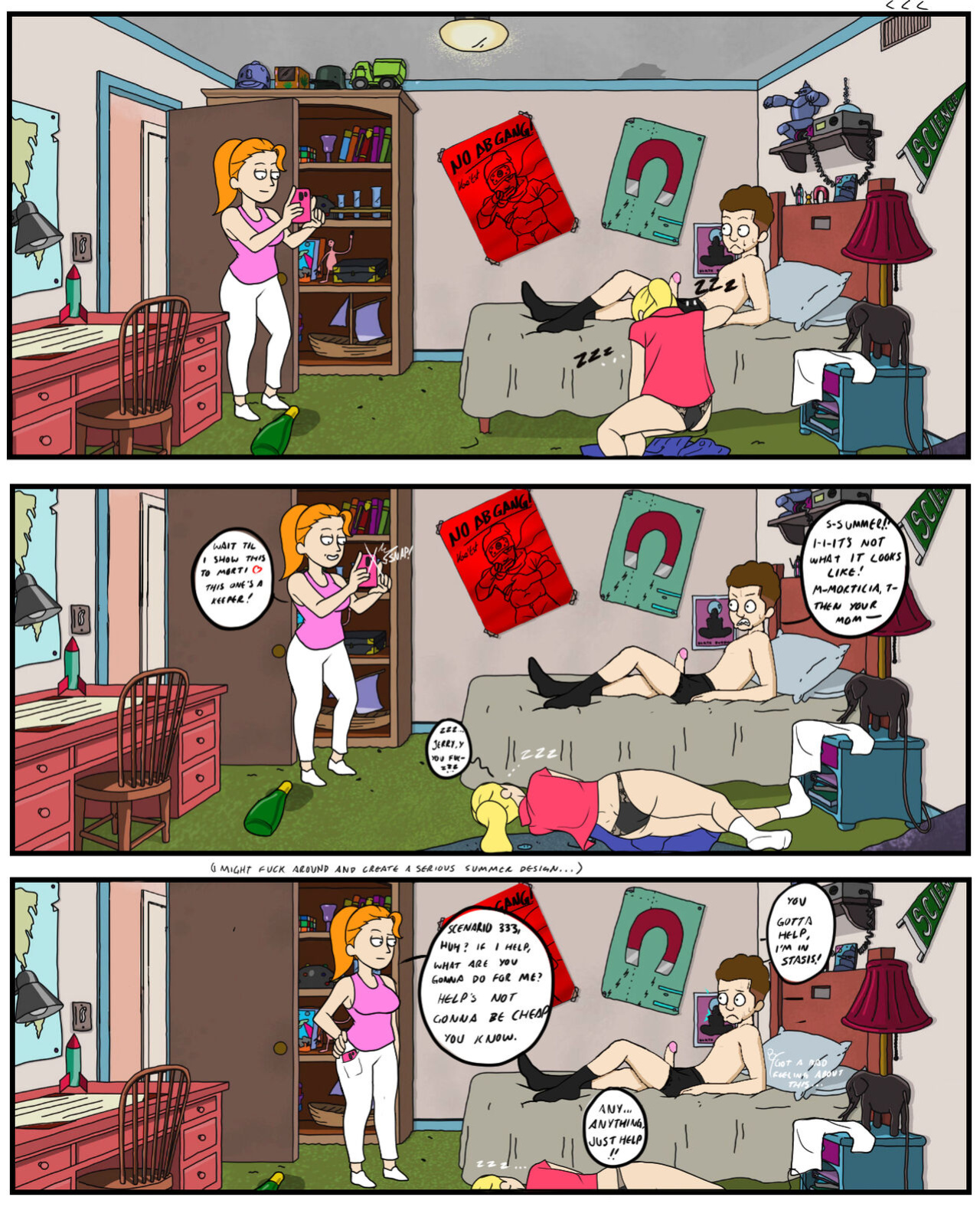 [Kae'Est] Aw Jeez (Rick and Morty) - Bleached Edit
