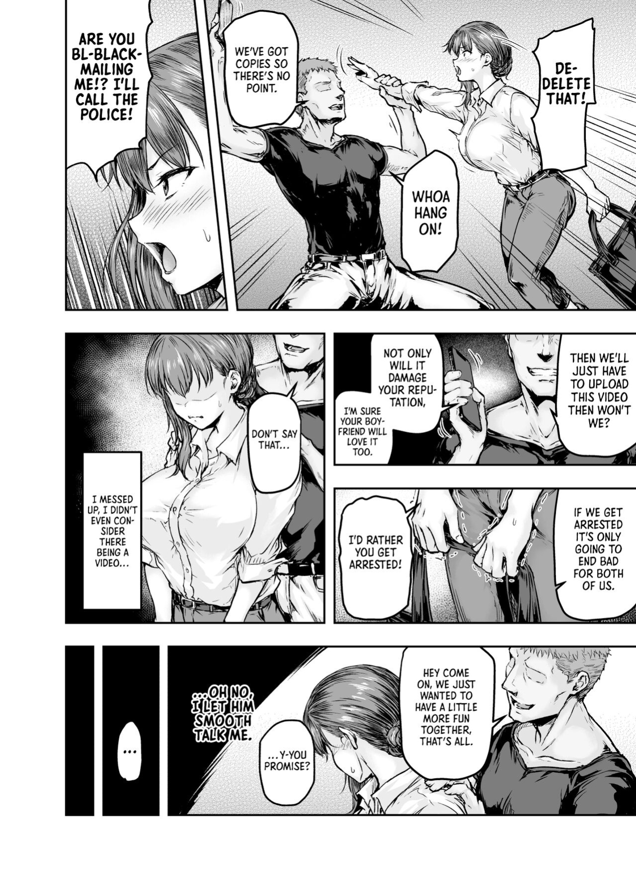 [Sazareito (Ohnaka Ito)] Watashi... Kaerare Chaimashita. -AroThir OL ga Yarichin Daigakusei-tachi no Chinpo ni Dohamari suru made- [GunsAndGravy]