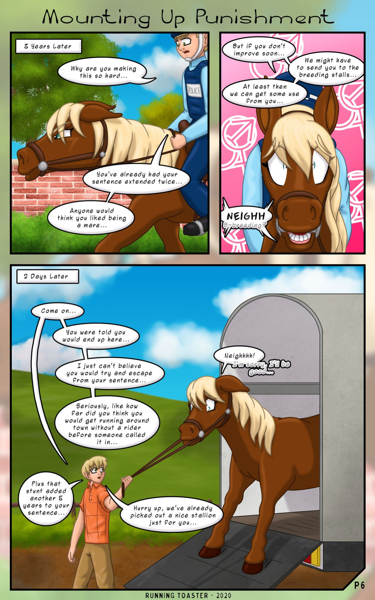 [RunningToaster] Mounting Up Punishment Series (complete with extras)