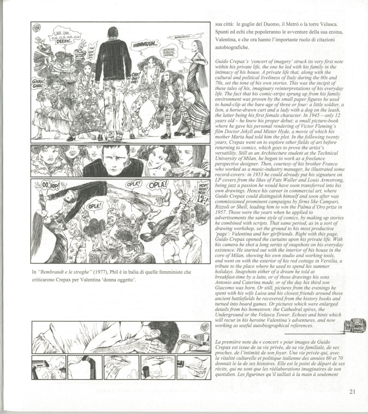 Crepax Portrait d'un Artiste (EN) (IT) (FR)